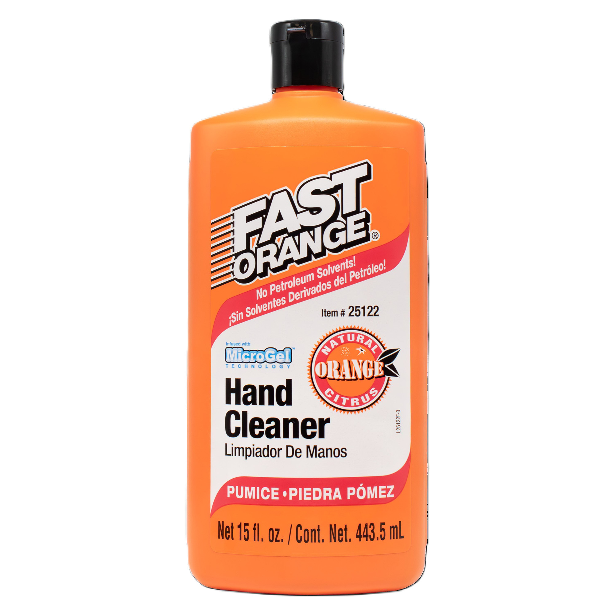 Fast Orange, Pumice Lotion Hand Cleaner, 15oz Ounces, Scent Type Citrus, Model# 25122