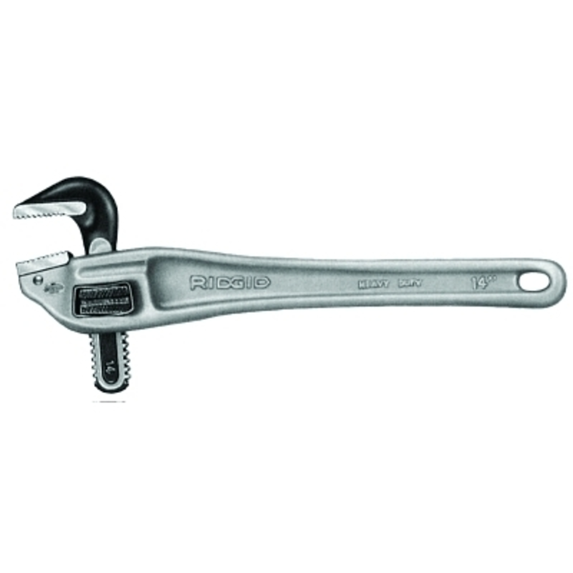 Ridgid Offset Pipe Wrench — 14in., Alloy Steel Jaw, Model# 632-31120
