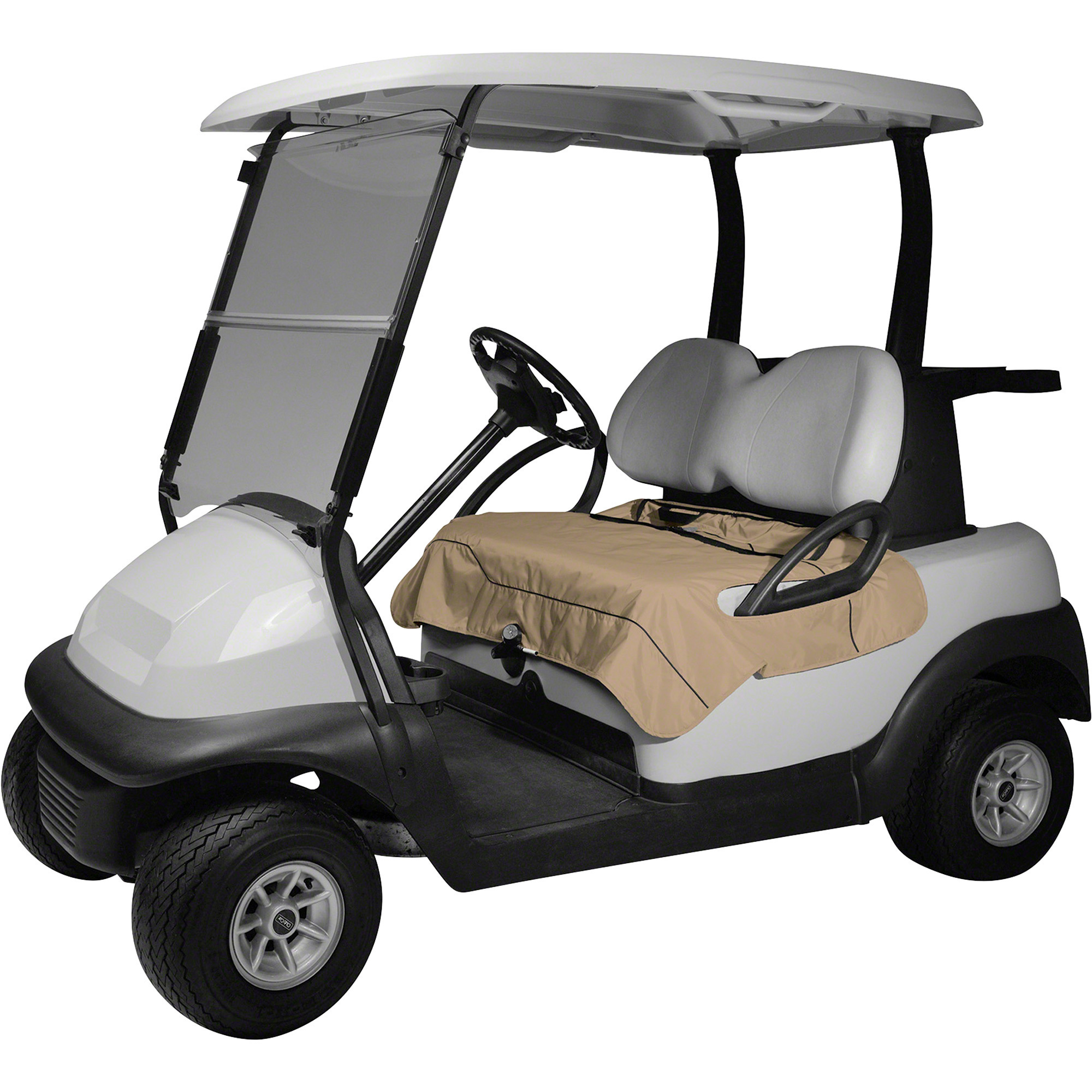 Classic Accessories Fairway Golf Cart Seat Blanket, Khaki, Model# 40-023-015801-00