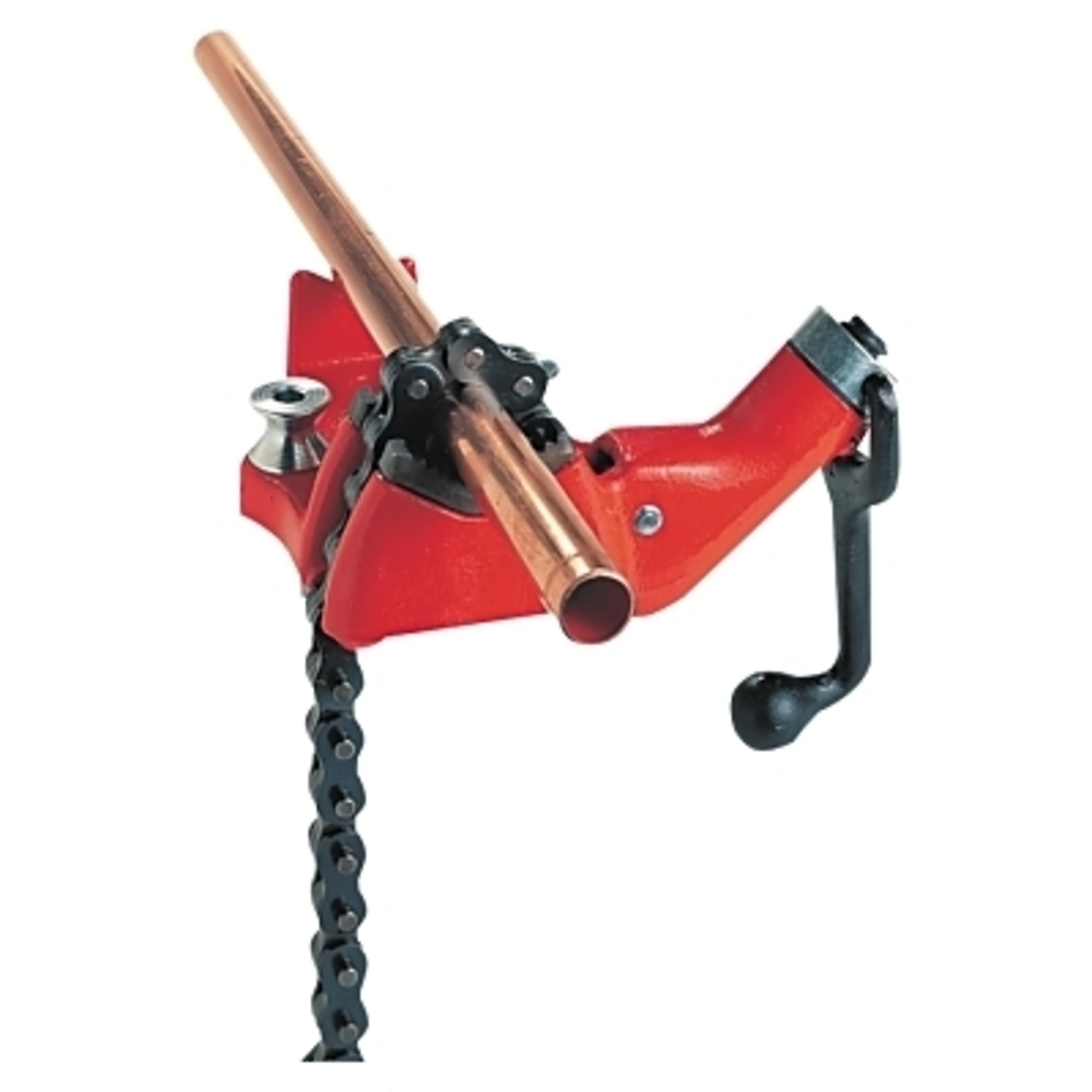 Ridgid Top Screw Bench Chain Vise — 1/8in. to 4in. Pipe Capacity, Model# 632-40195
