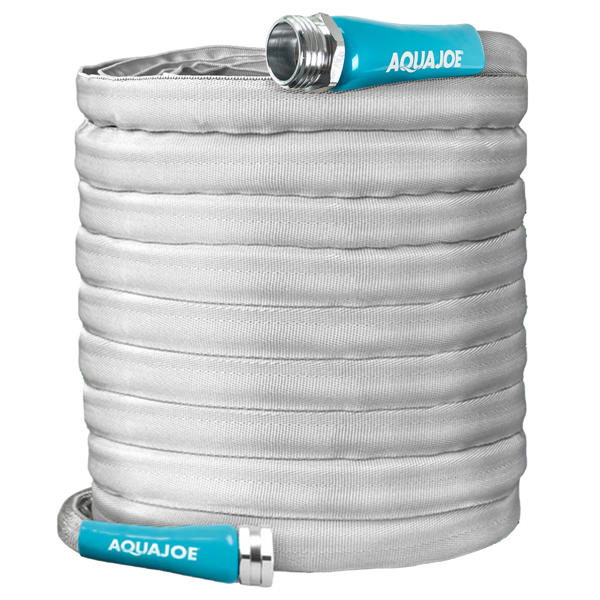 AquaJoe Xtreme Ultra Flexible Non-Expanding Kink-Resistant FiberJacket Garden Hose — 100ft., 5/8in. Diameter, Weather-Resistant, Model# AJFJH100-58-PRX