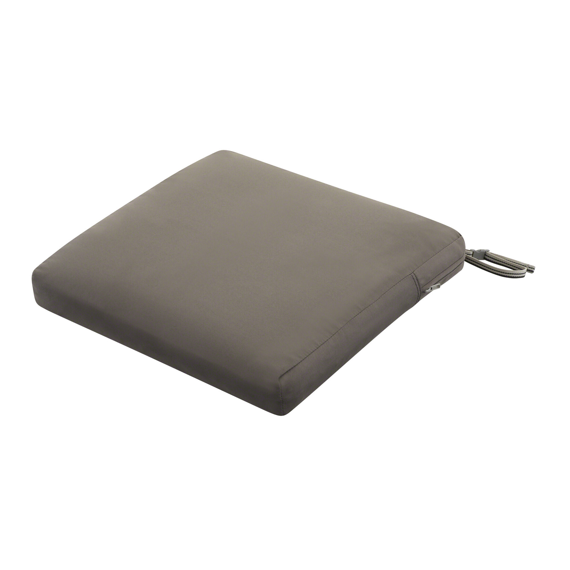 Classic Accessories Ravenna Outdoor Seat Cushion — 19in. x 19in. x 3in., Dark Taupe, Model# 62-008-TAUPE-EC
