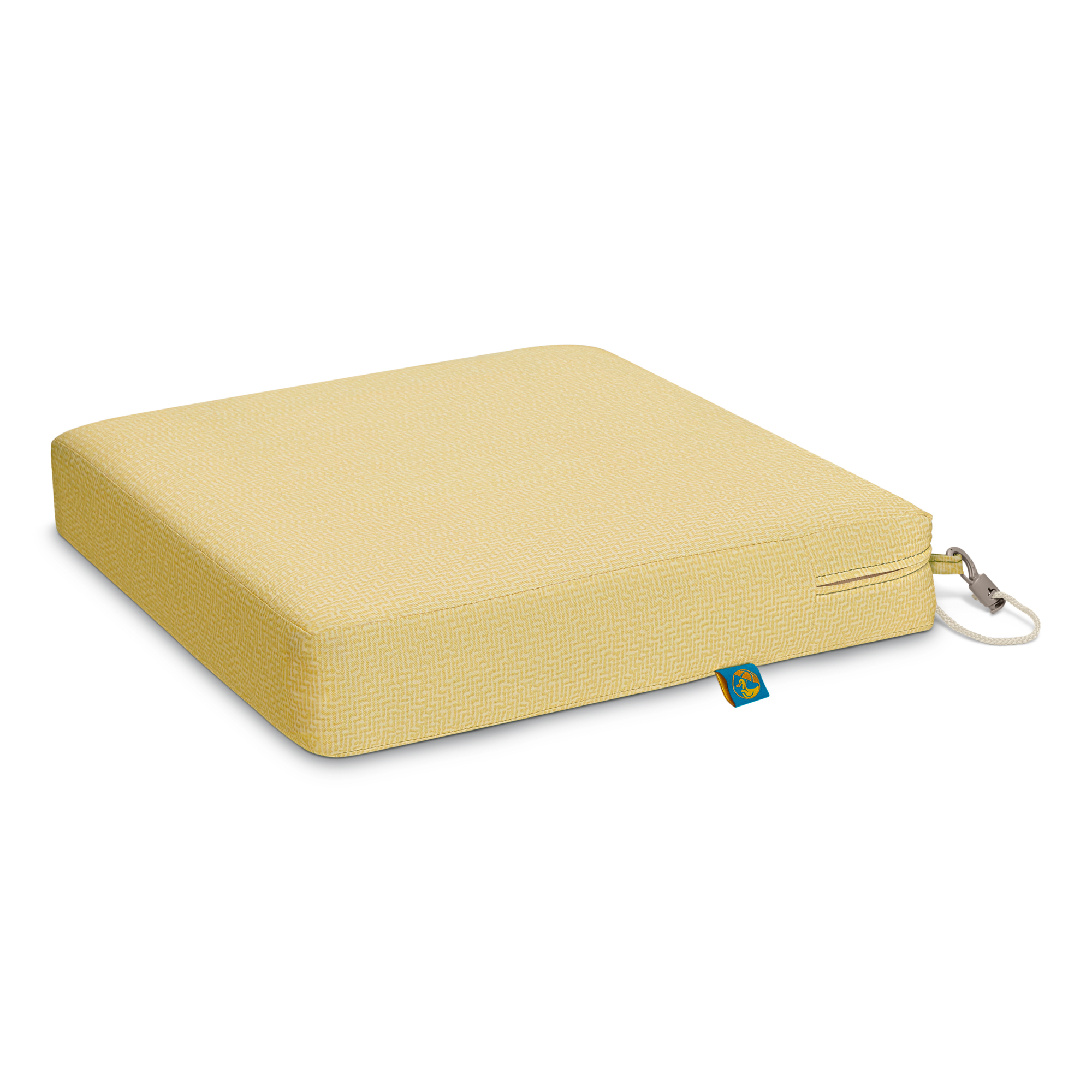 Classic Accessories DuckCovers Weekend Weatherproof Outdoor Dining Seat Cushion — Straw, Model# CSWCH21193
