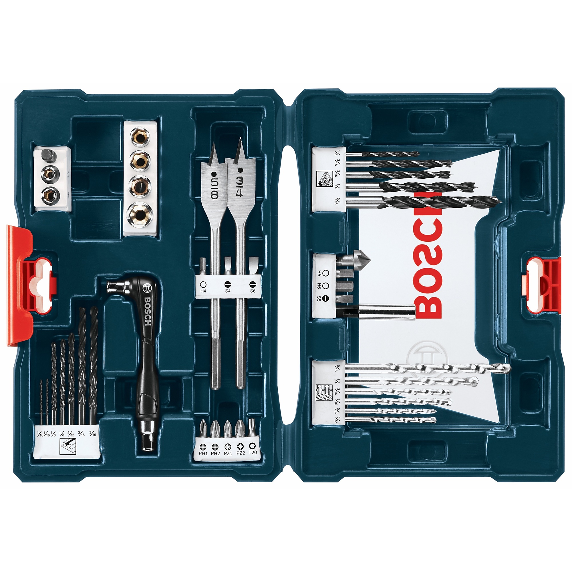 Bosch Drilling and Driving Mixed Bit Set — 41-Piece, Model# MS4041