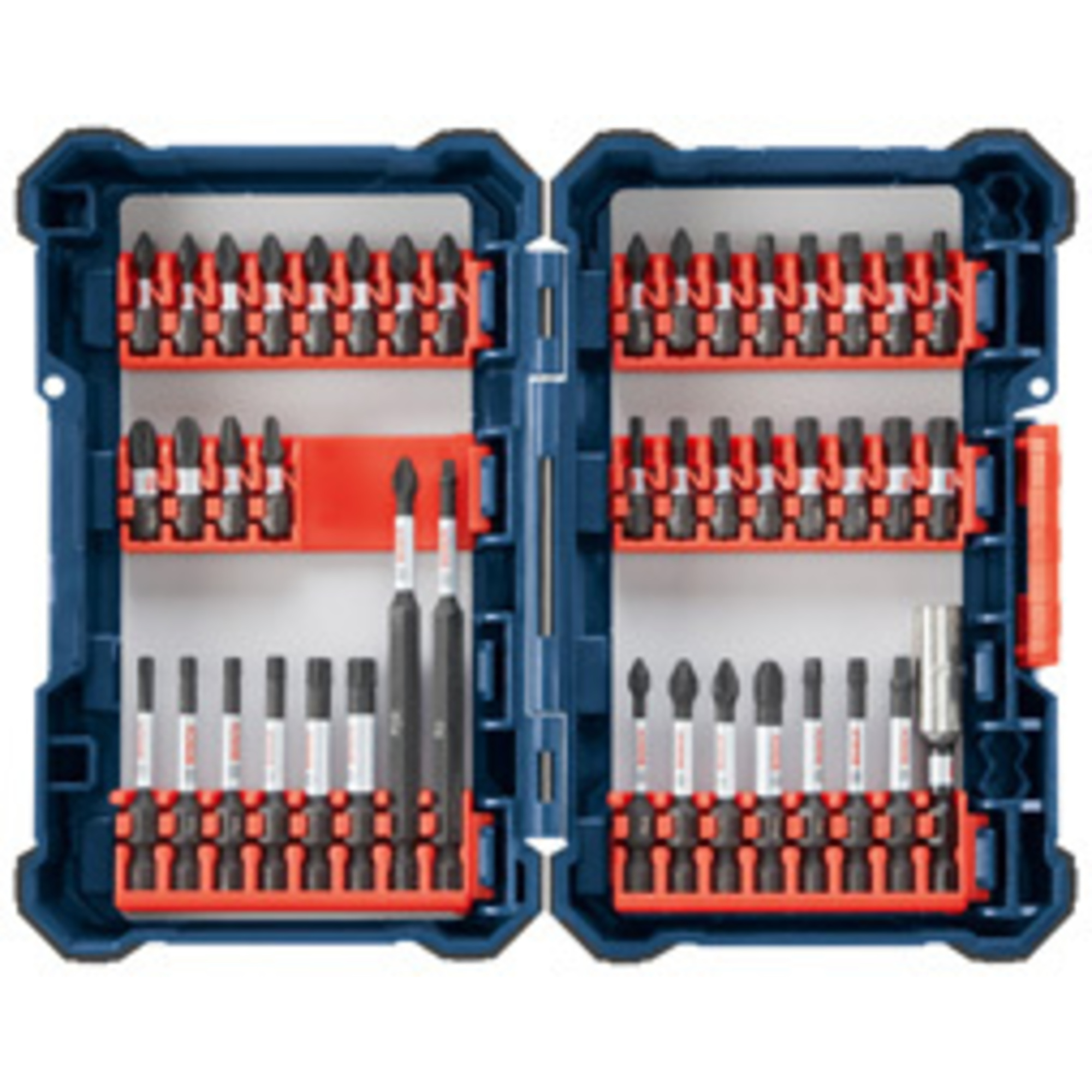 Bosch Impact Tough Screwdriving Set — 44 Pcs, Custom Case System, Model# SDMS44