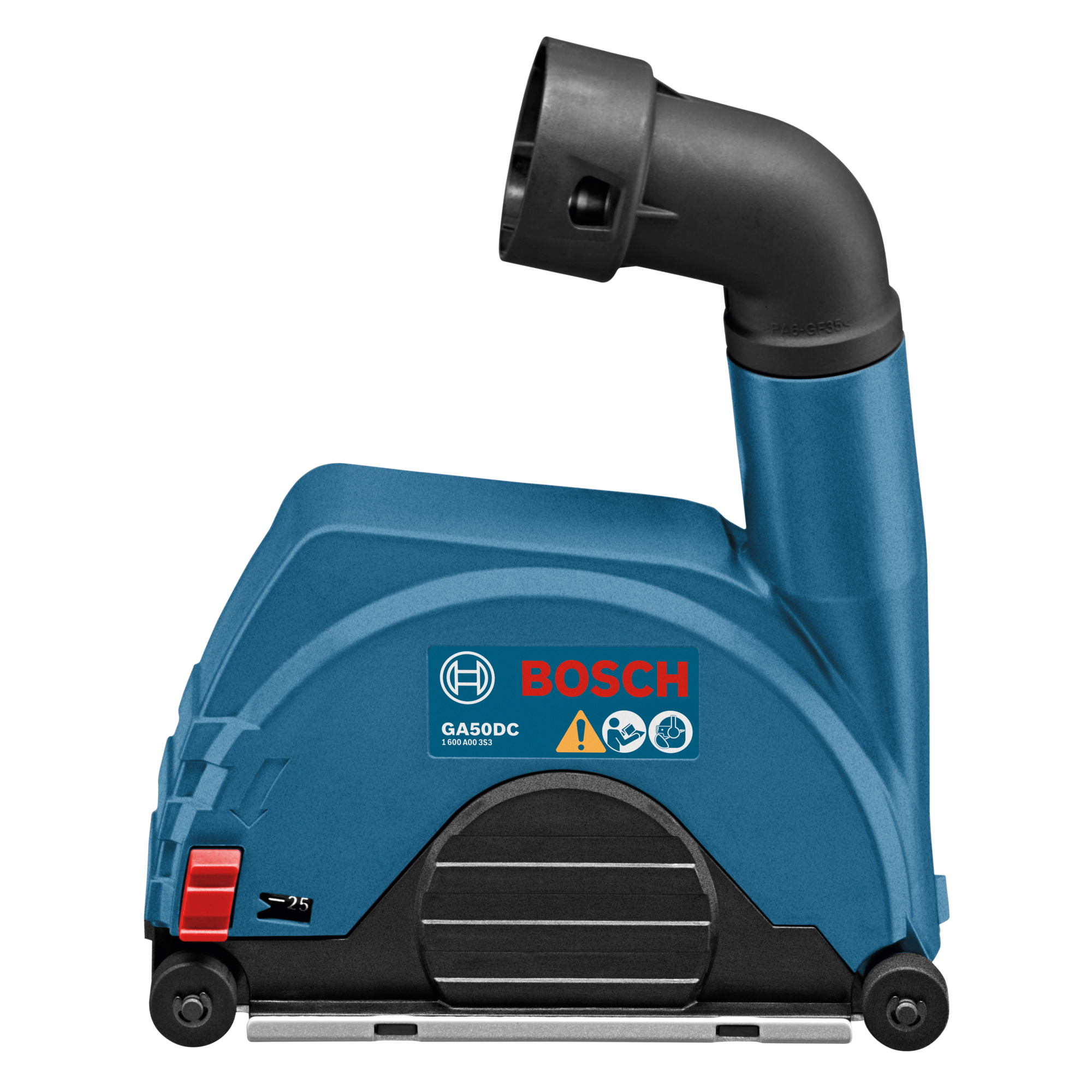 Bosch Small Angle Grinder Dust Collection Attachment — Fits 4 1/2in. to 5in. Grinders, Model# GA50DC