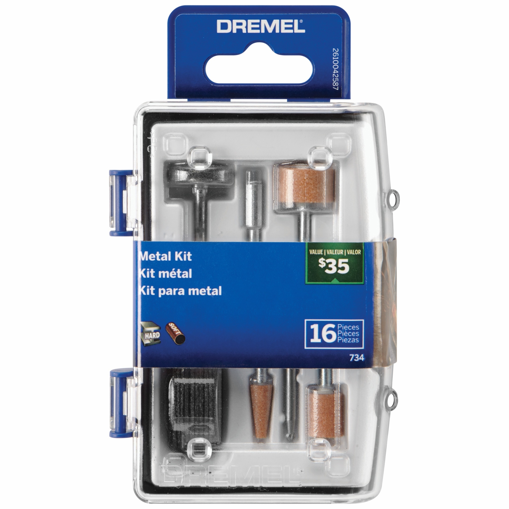Dremel Metal Accessory Micro Kit — 16-Piece, Model# 734-01