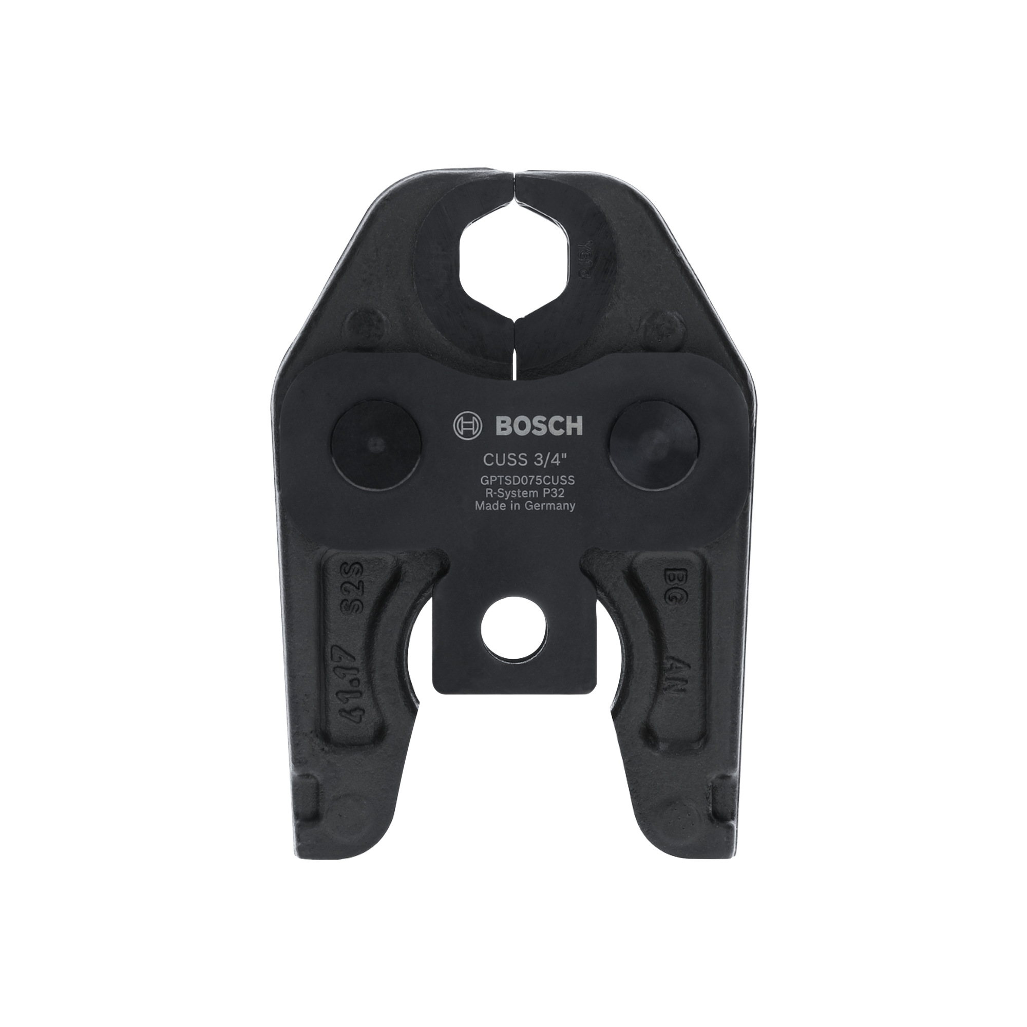 Bosch Standard Press Jaw — 3/4in., Compatible with GPT18V-32, Model# GPTSD075CUSS