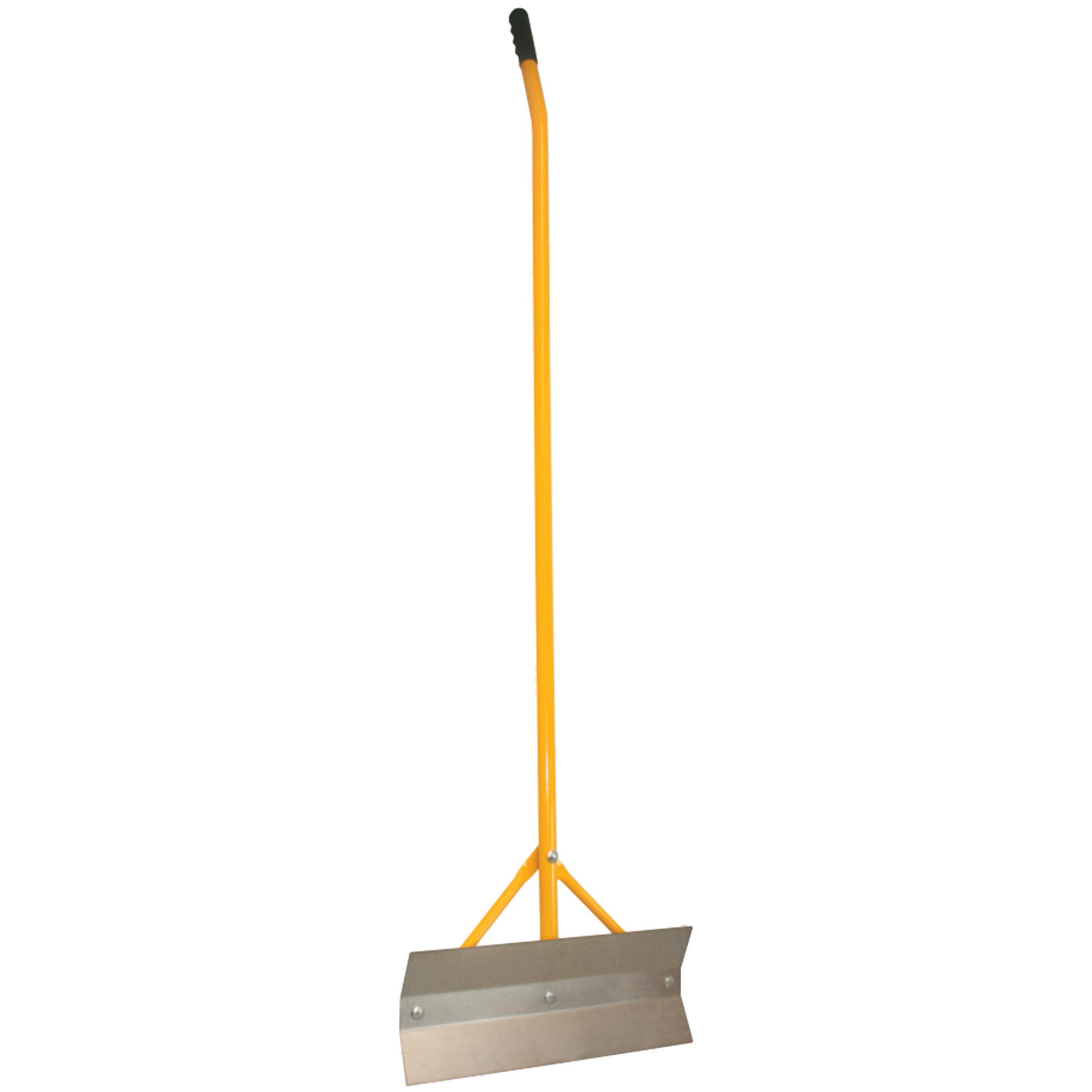 J&D Manufacturing Super Scraper — 18in. Galvanized Blade, Curved Handle, Model# SAF350