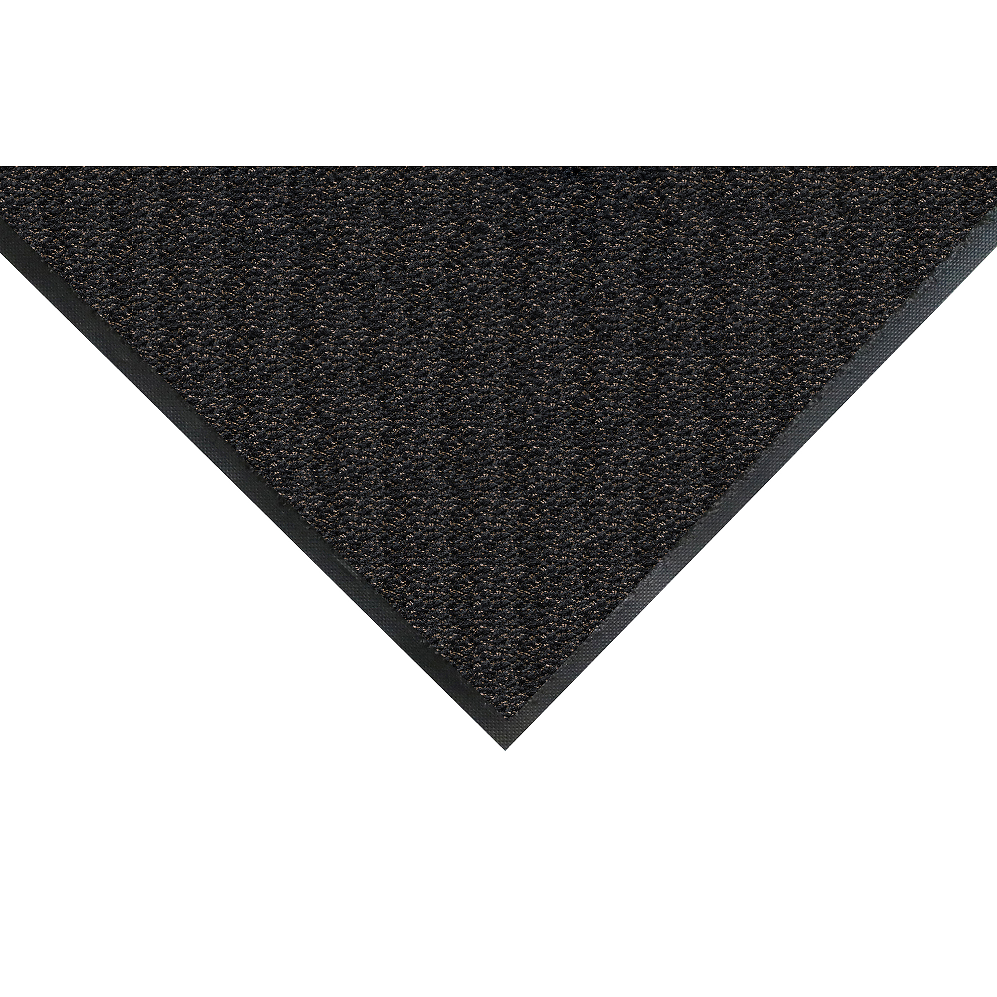 M+A Matting, Classic MicroLuxx Universal Cleat Entrance Mat,Brown/Black 4' x 6', 3/8" Thickness, Model # 12014846050
