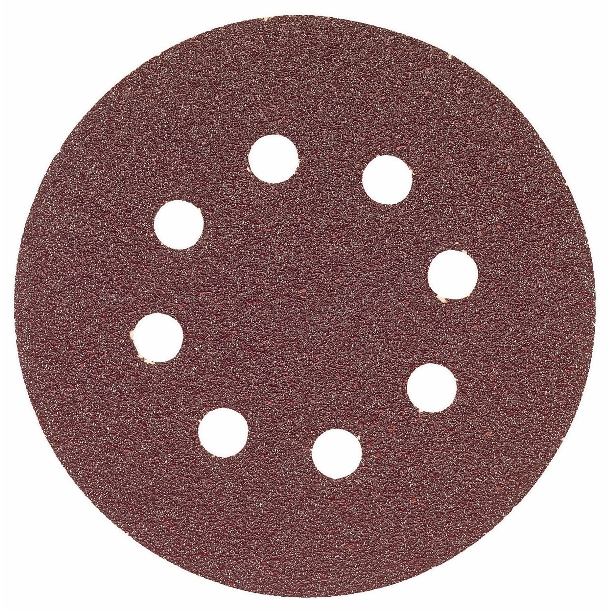 Bosch 60 Grit Hook-And-Loop Sanding Discs — 5in., 8 Hole, 5 Pcs, Model# SR5R060