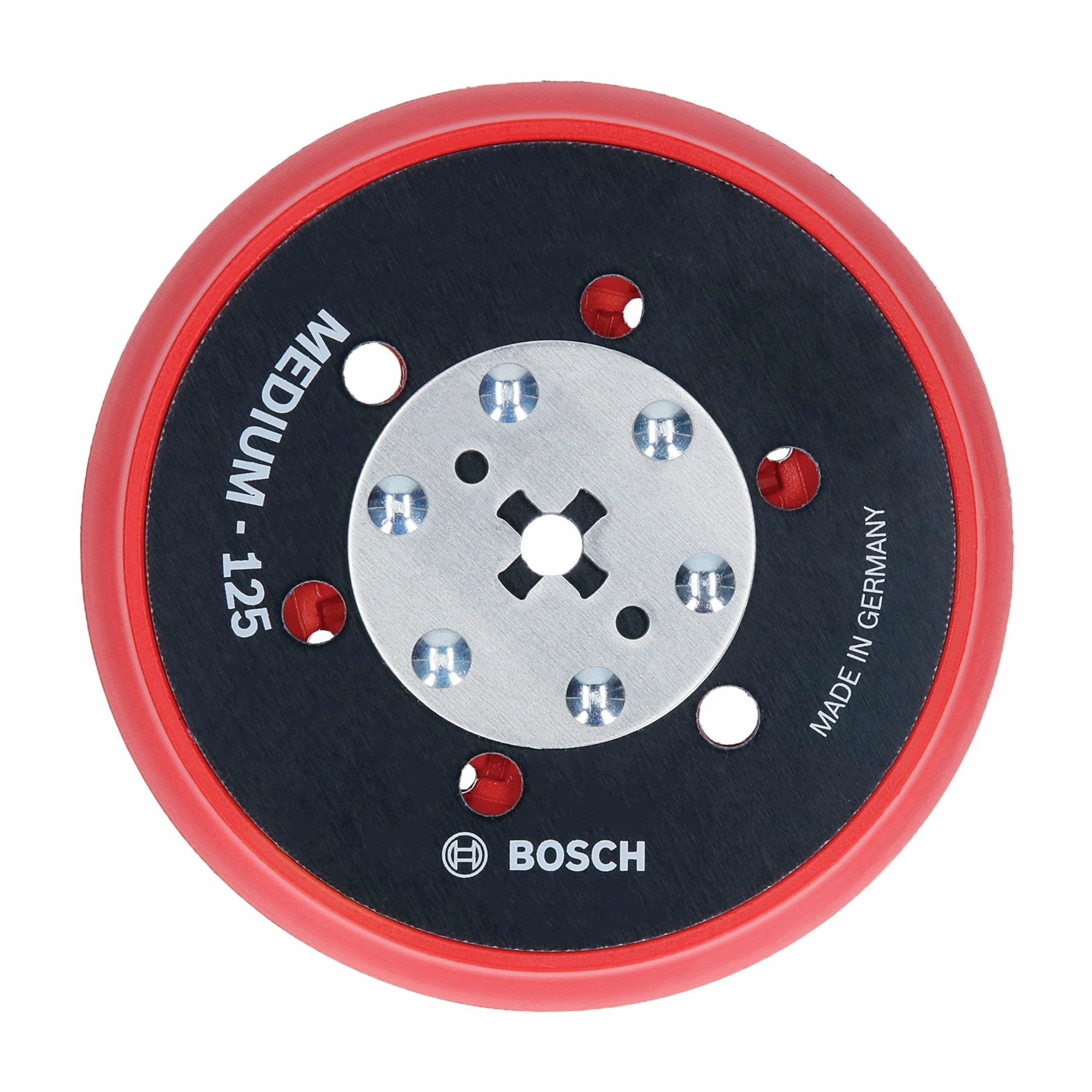 Bosch Medium Hook-and-Loop Multi-Hole Sanding Pad — 5in. dia., Model# RSM5045