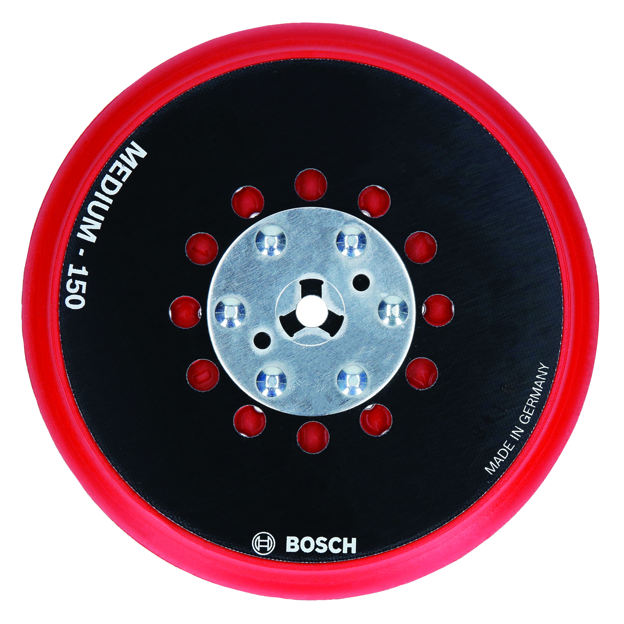 Bosch Medium Hook-and-Loop Multi-Hole Sanding Pad — 6in., Reinforced Backing Plate, Model# RSM6045