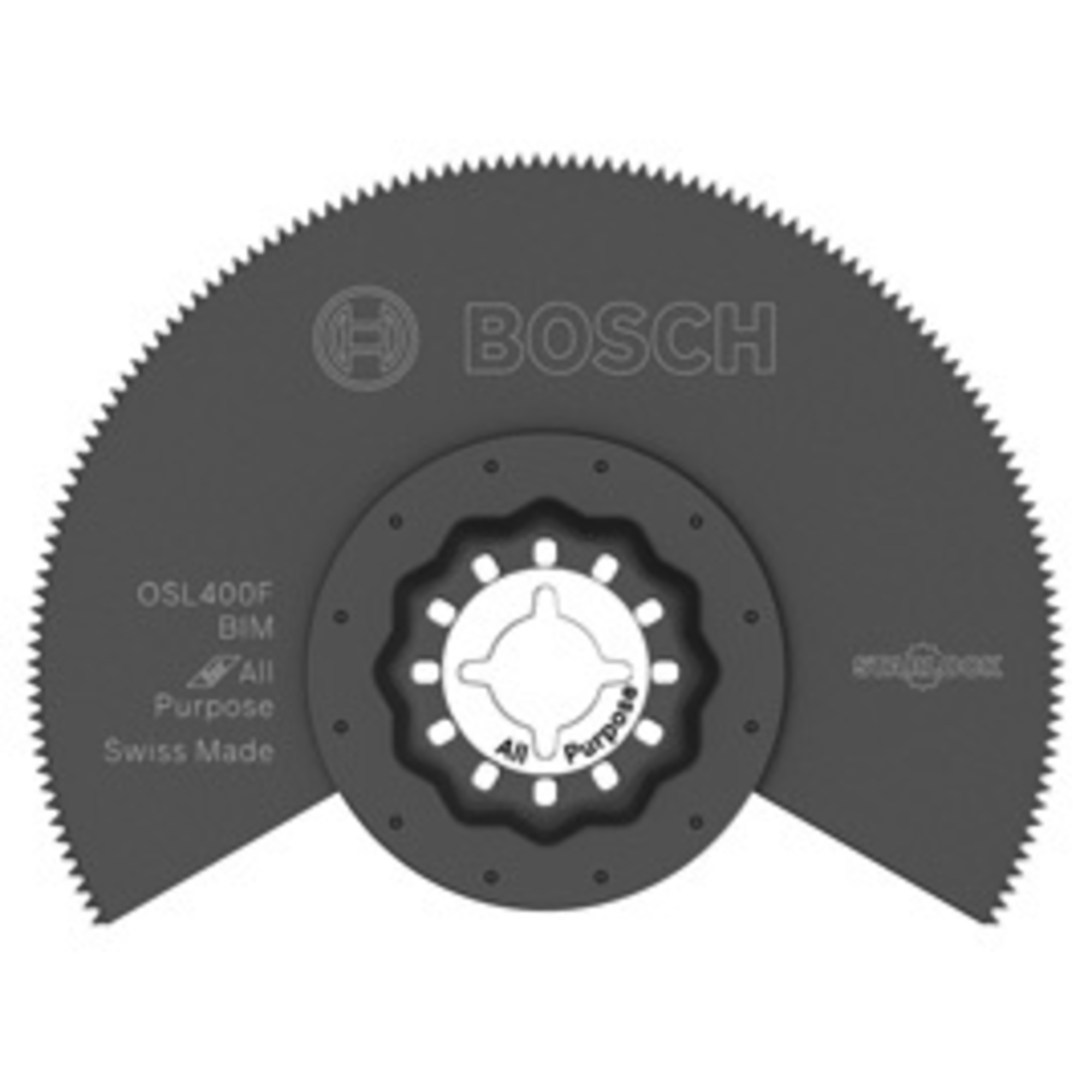 Bosch Starlock Oscillating Multi-Tool Bi-Metal Segmented Saw Blade — 4in., Model# OSL400F