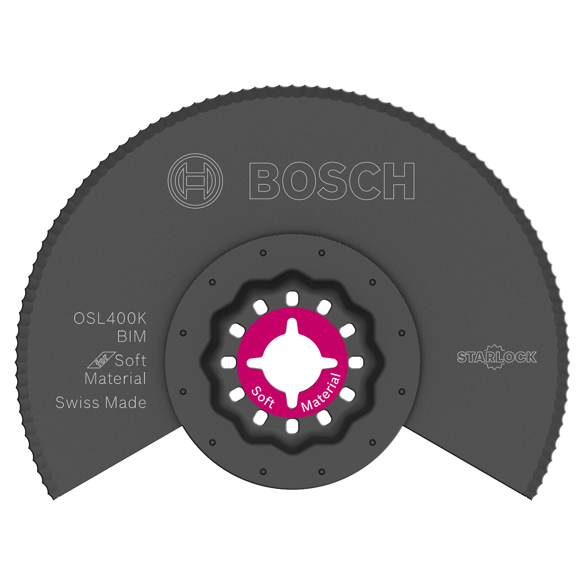 Bosch Starlock Oscillating Multi-Tool Serrated Knife Blade — 4in., Bi-Metal, Model# OSL400K