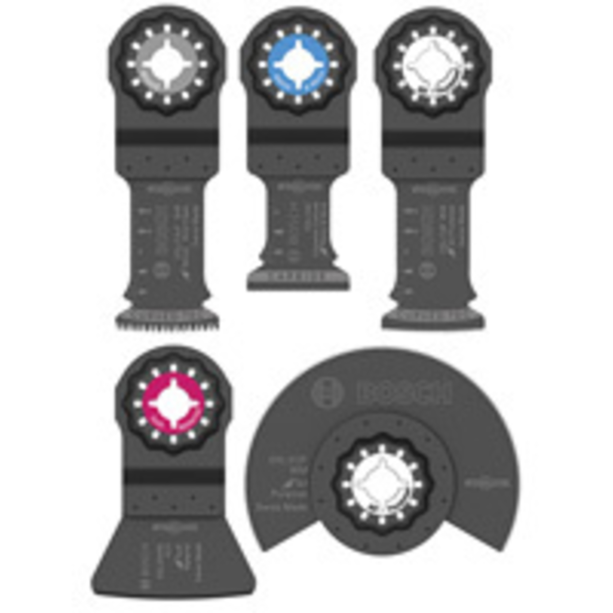 Bosch Starlock Oscillating Multi-Tool Accessory Blade Set — 5 Pcs, Model# OSL005C