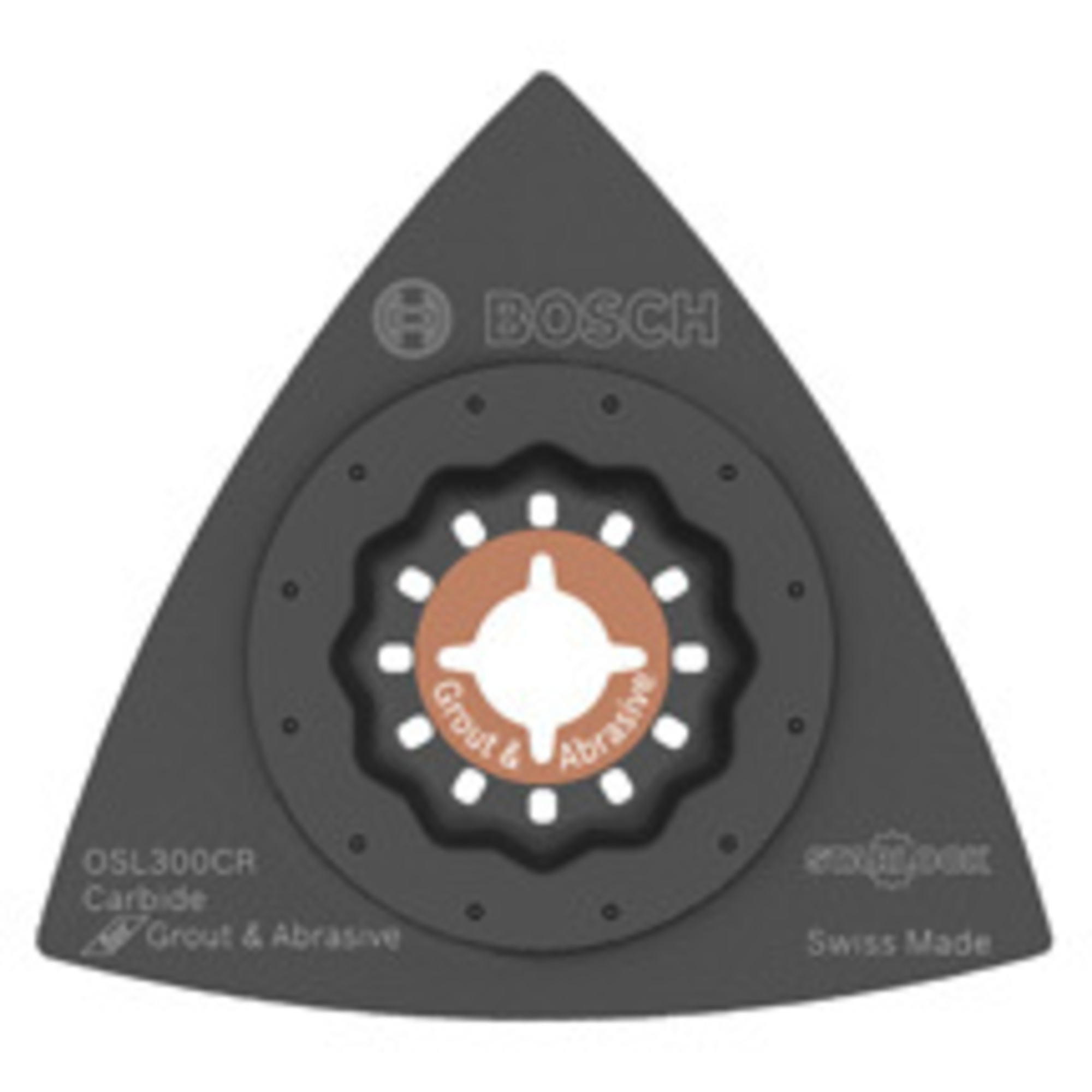 Bosch Starlock Oscillating Multi-Tool Carbide Grit Delta Rasp — 3in., Model# OSL300CR
