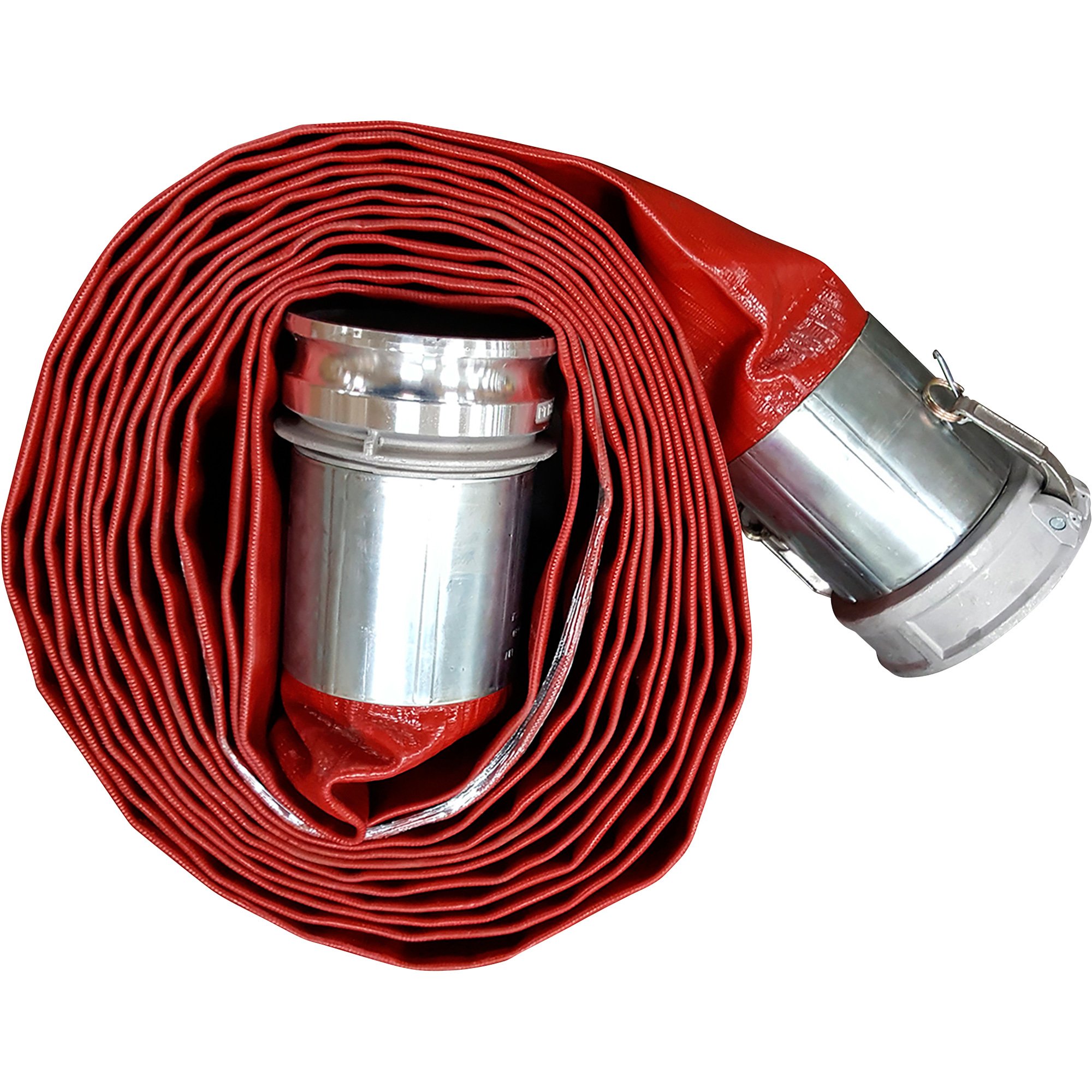 JGB Enterprises PVC Discharge Hose — 8in. x 50ft., Crimped CxE, Model ...