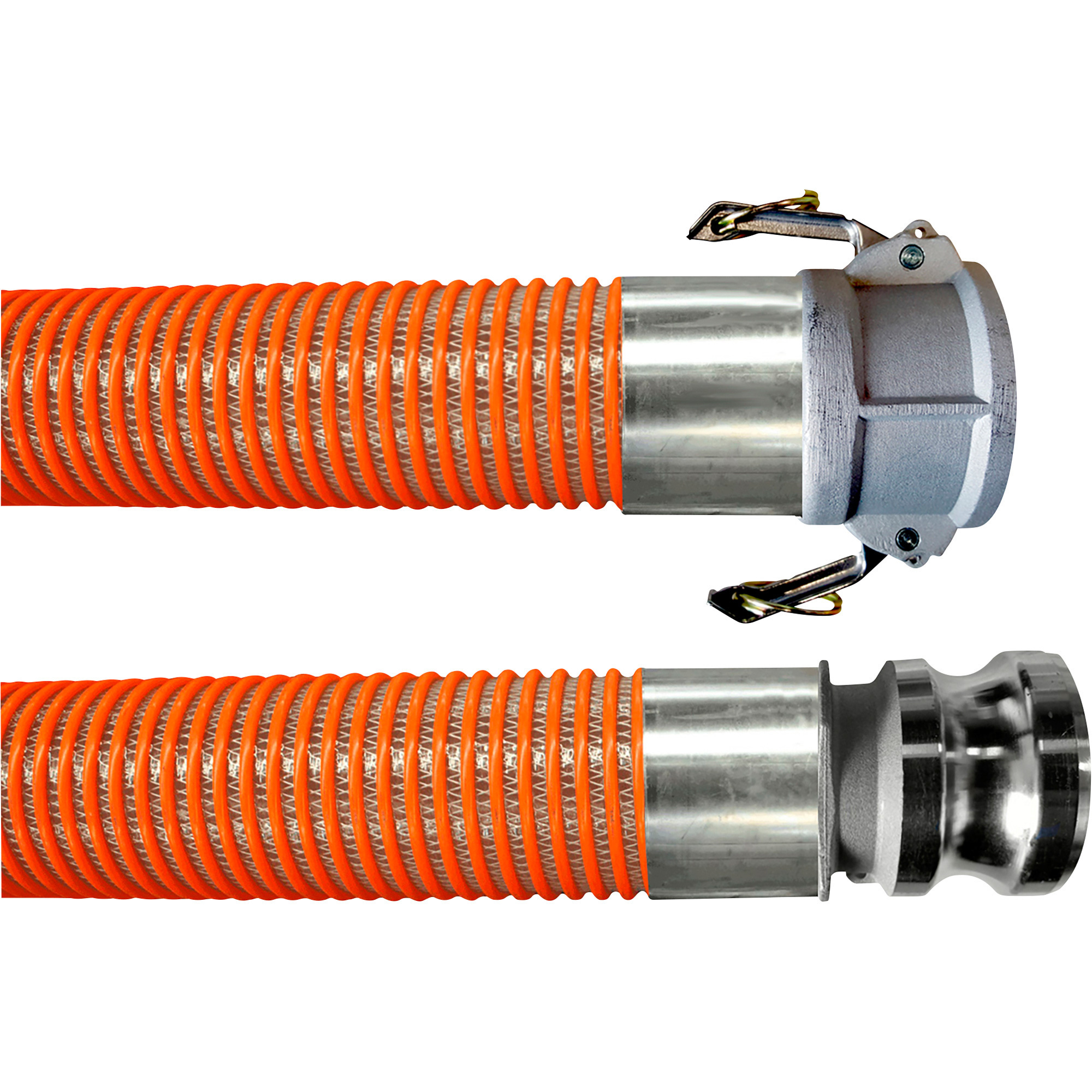 JGB Enterprises PVC Suction/Discharge Hose — 4in. x 20ft., Crimped CxE