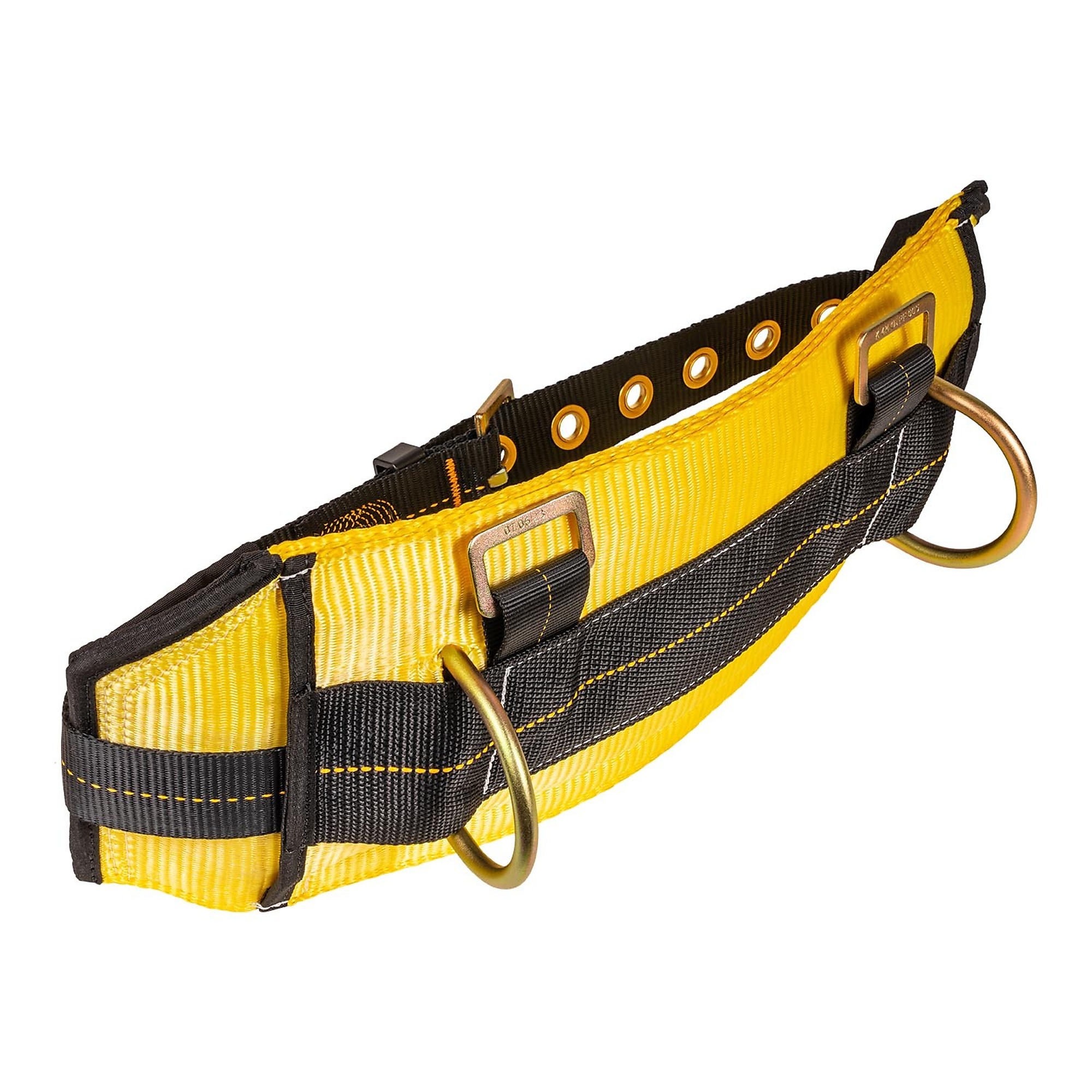 KStrong Oil and Gas Derrick Belly Belt — Rigid Belly Pad, Two Connector Buckles, 7.87in. Wide Strap, 5000 Lb. Strength, Model# UFZ910005