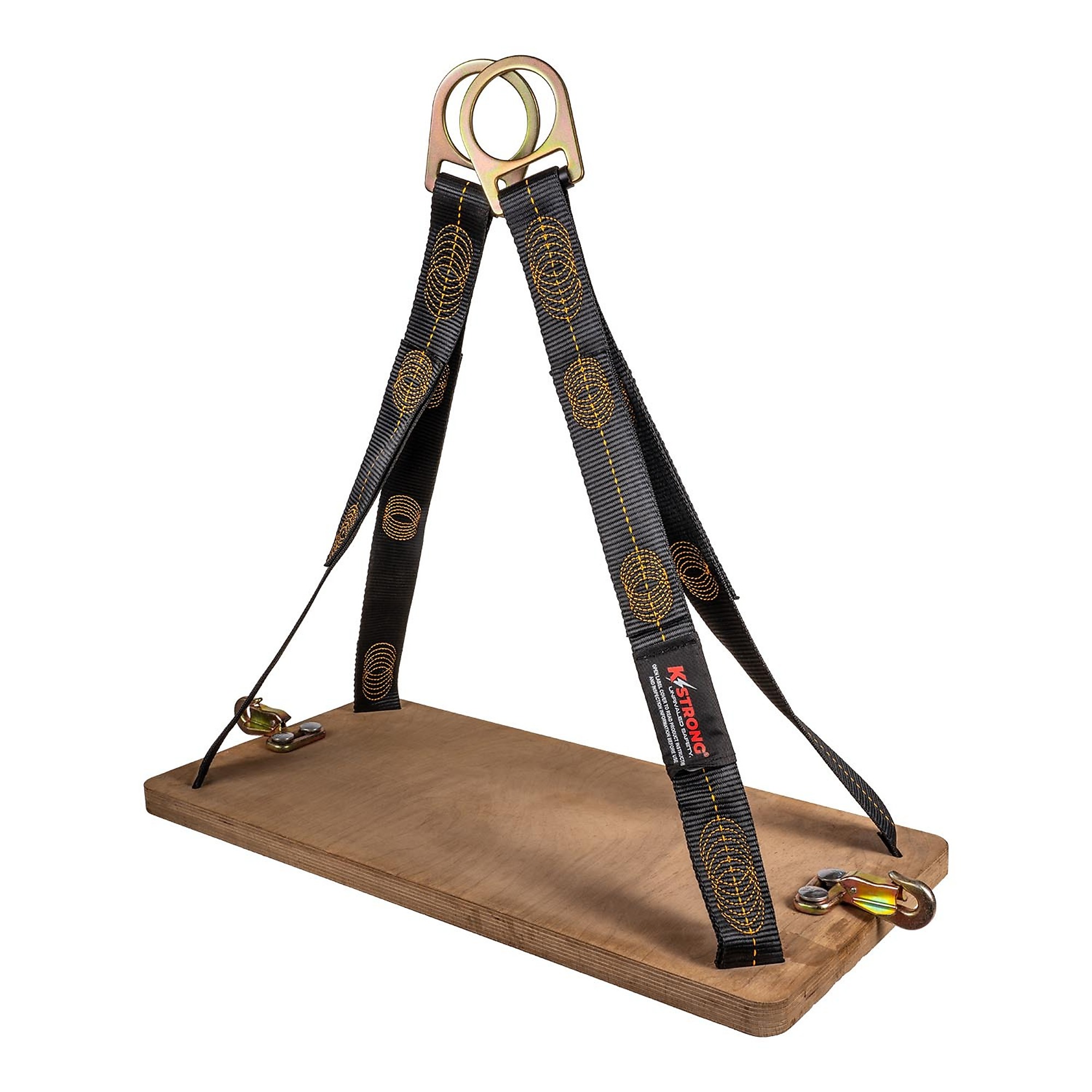 KStrong Bosun Chair — 23in. x 11in. Plywood Seat, Alloy Steel Suspension D-Rings, Tool Clips, Model# UFZ920001
