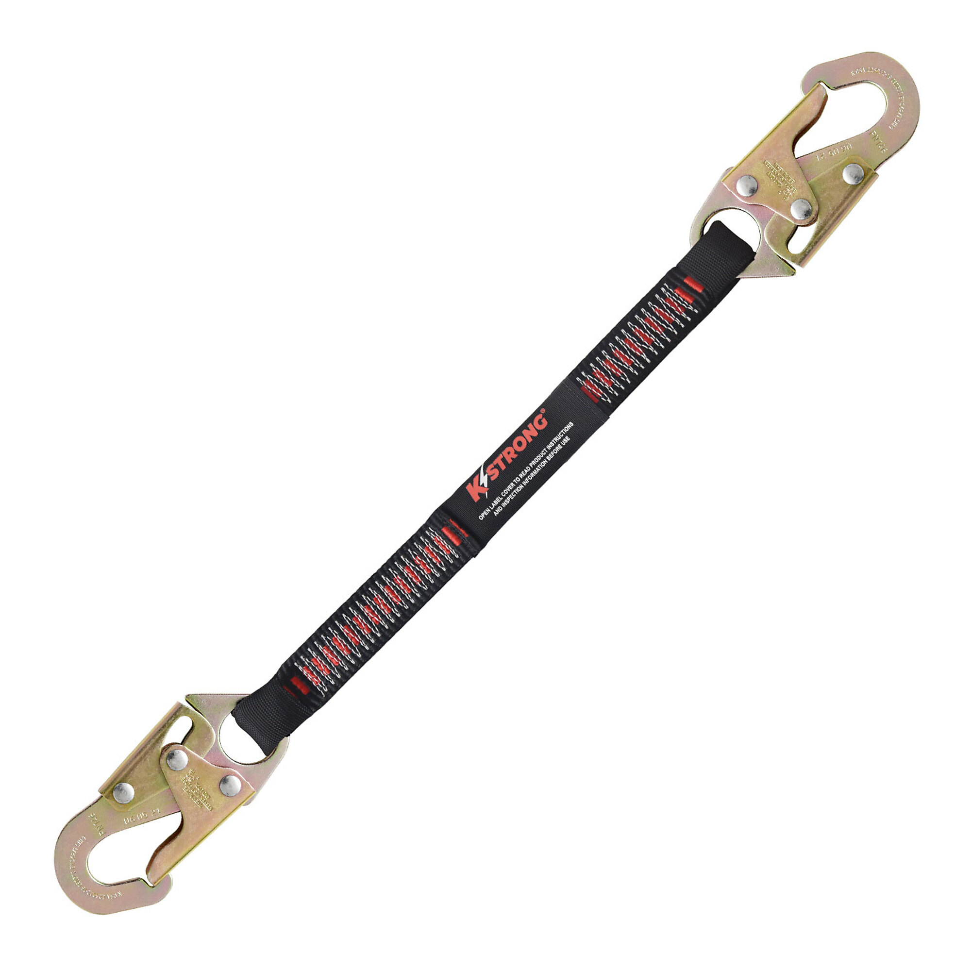 KStrong 2ft. Work Positioning Lanyard — Snap Hooks, 5000 Lbs. Breaking Strength, ANSI Compliant, Model# UFL205201-02