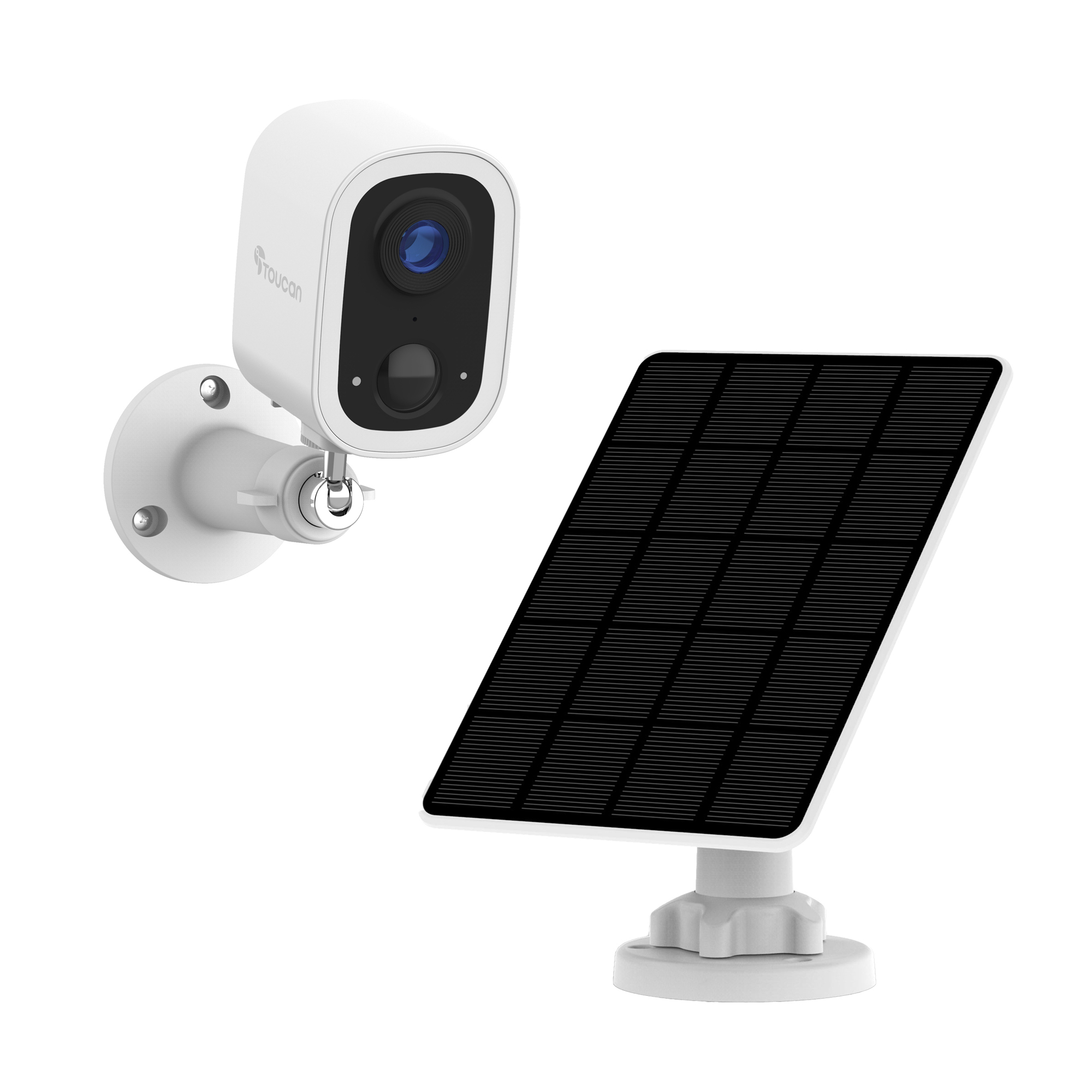 Toucan S4 Wireless 2K Security Camera with 3-Watt Solar Charger — No Monthly Fee, Model# 843631194003