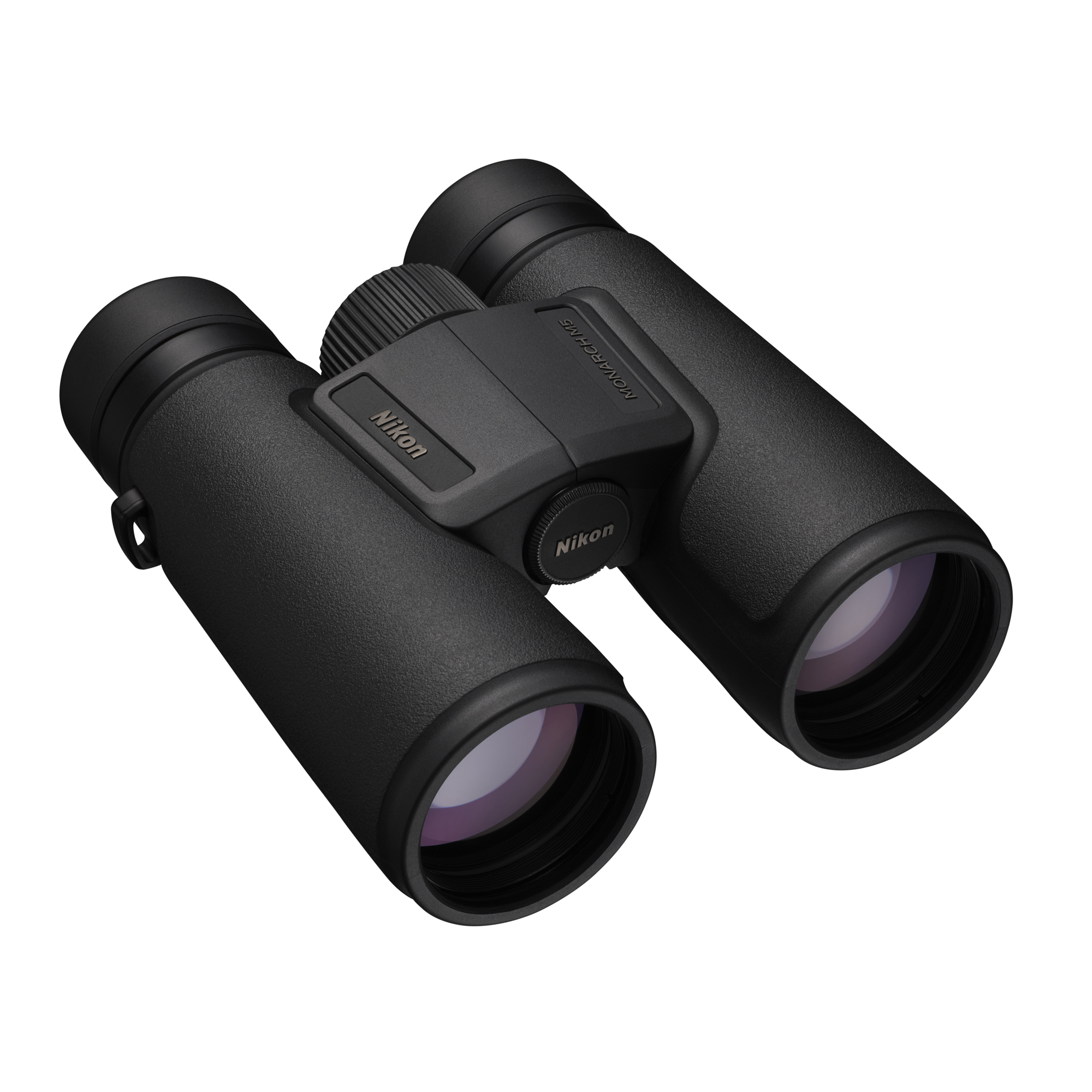 Nikon Monarch M5 Binoculars — 12x42mm, Adjustable Eyecups, ED Glass, Neck Strap, Case and Caps, Black, Model# NKN16769