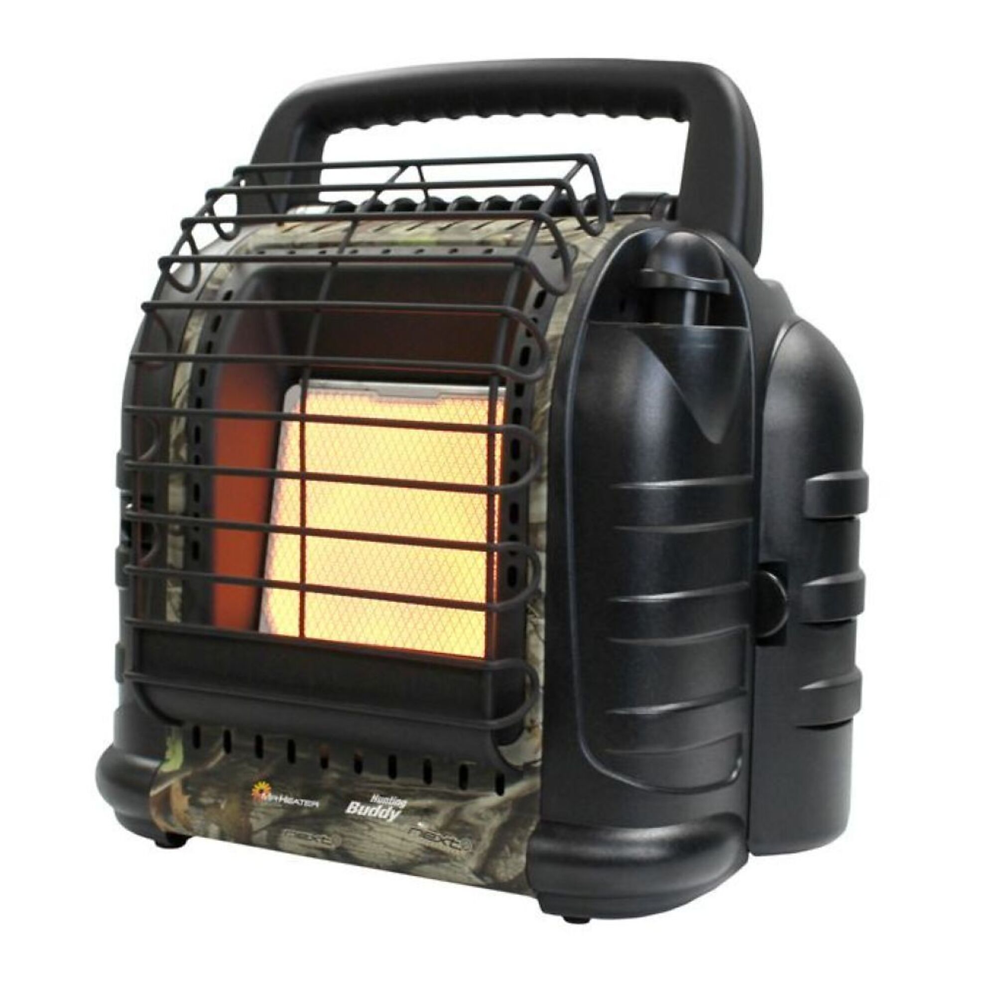 Mr. Heater Hunting Buddy Portable Propane Heater — 6,000-12,000 BTU, Heats Up to 300 Sq. Ft., Electric Ignition, Safety System, Model# MH12HB