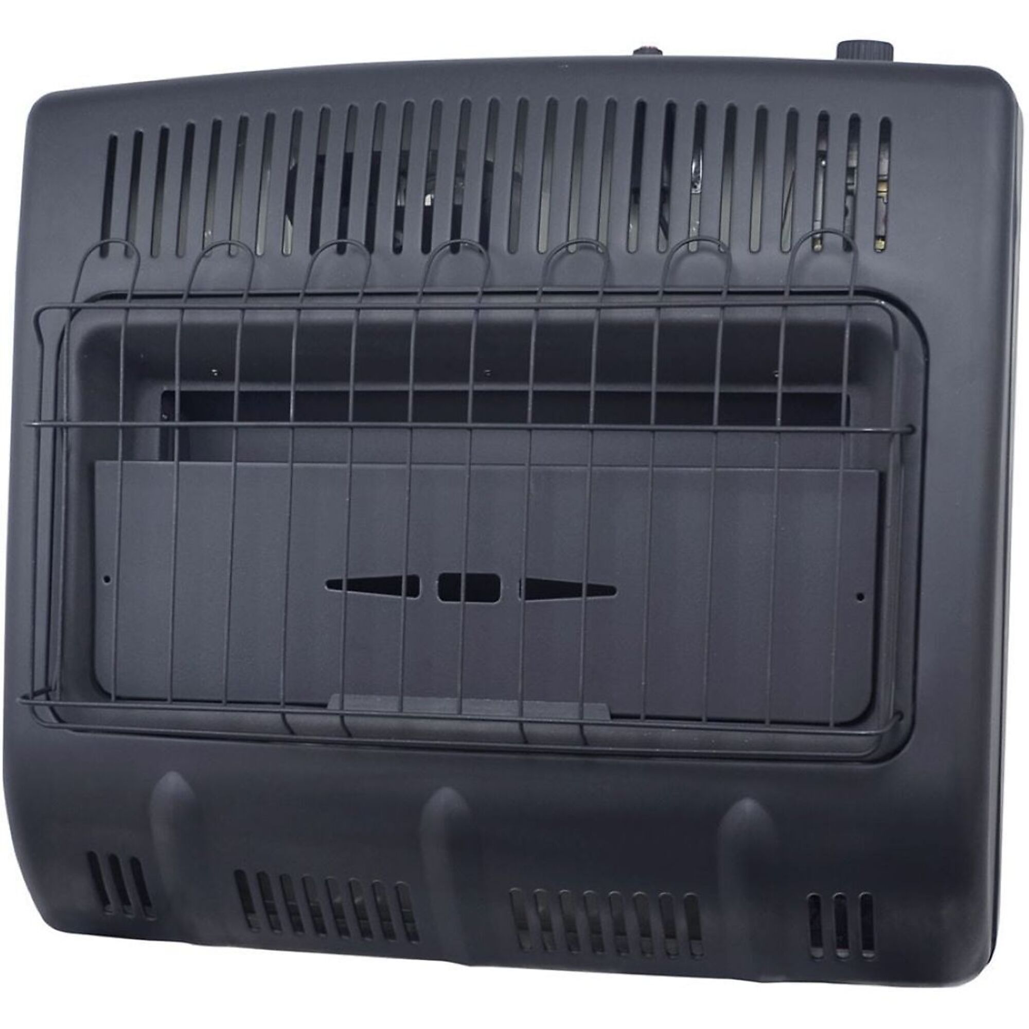 Mr. Heater Vent-Free Heater — 30,000 BTU/HR, Heats 700 Sq. Ft., Electronic Ignition, Thermostat, Indoor Safe, Dual LP/NG, Model# MHVFGH30LPBT
