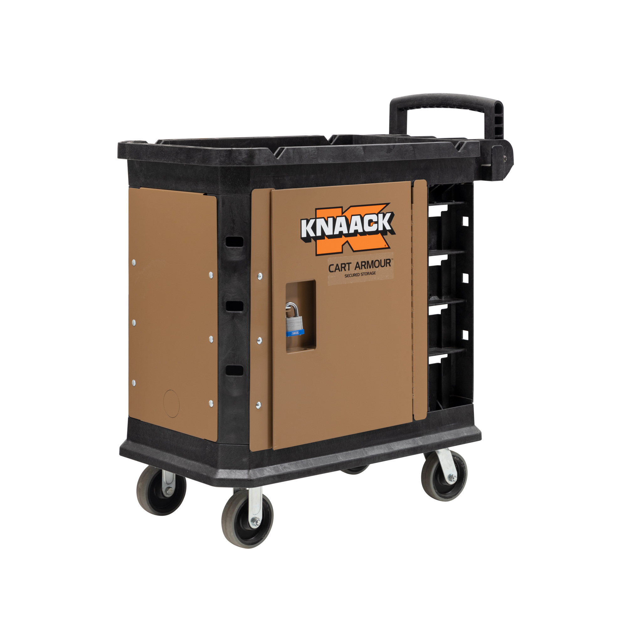 Knaack Cart Armour Mobile Cart Security Paneling — 16-Ga. Steel, Tan, Model# CA-06