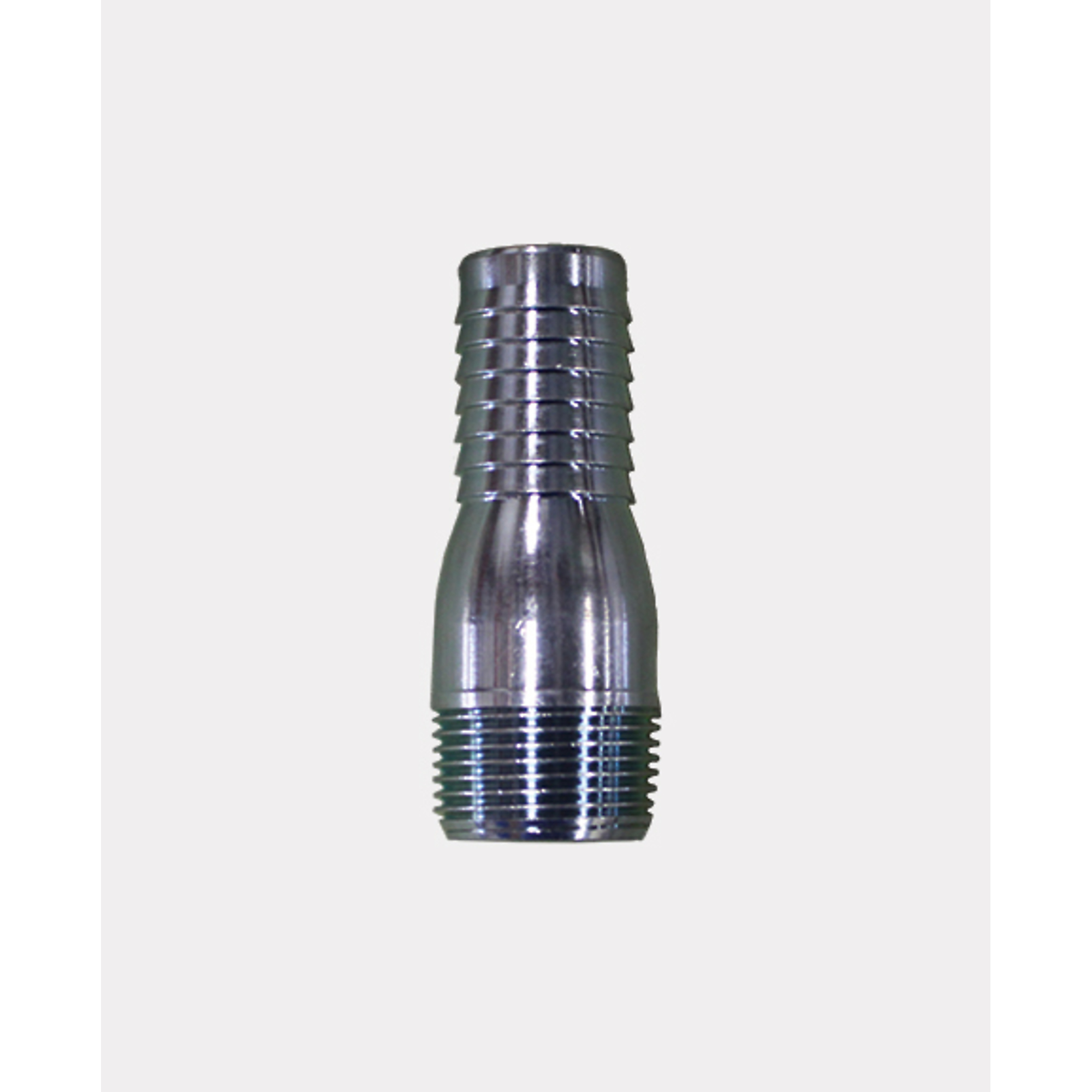 Rhino Tuff Tank Adapter Zinc Steel 1" Barb X 1" MNPT
