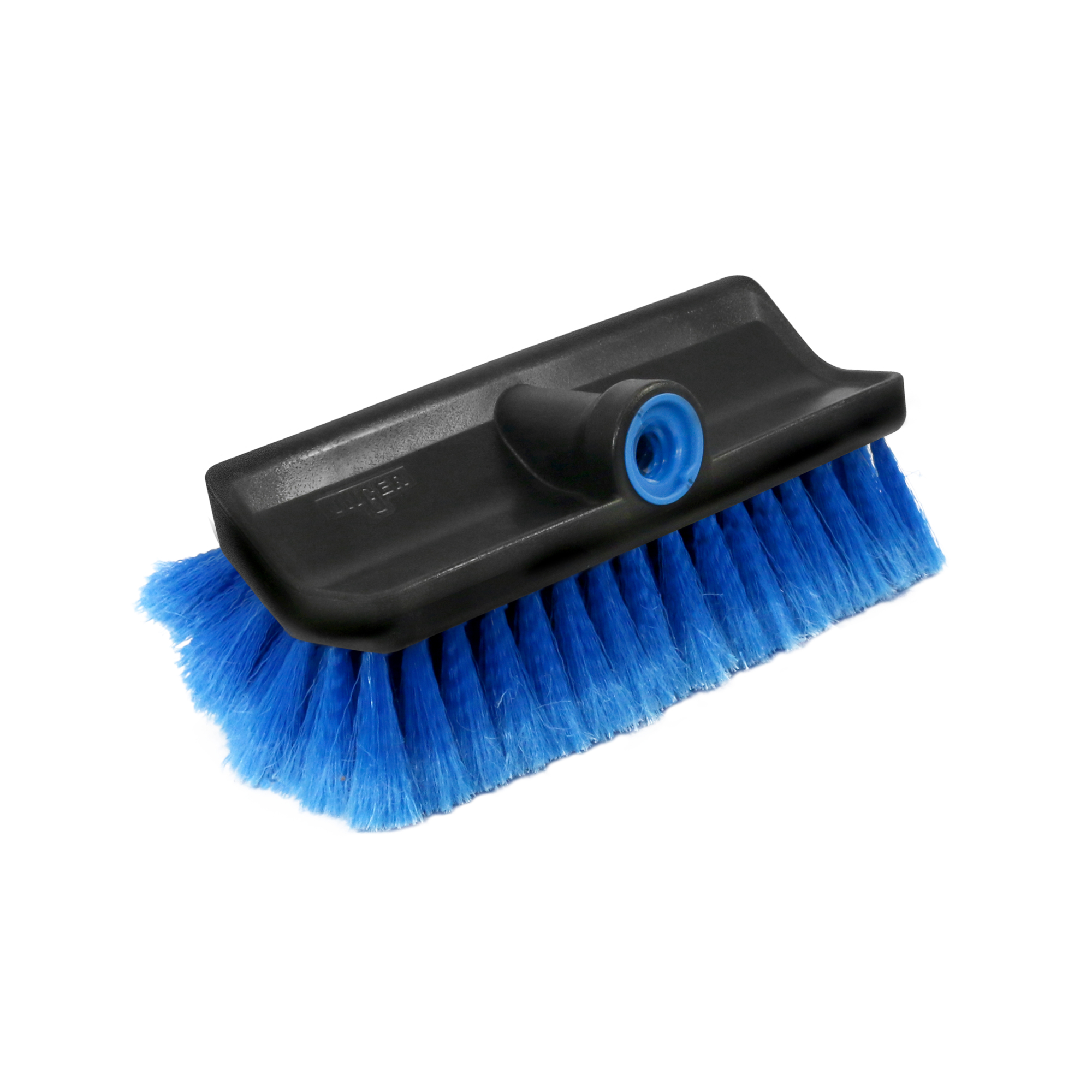 Unger Professional Lock-On HydroPower 10? Bi-Level Soft Wash Brush, Compatible with Waterflow Poles, Outdoor Cleaning Supplies, Great for Patios, Siding, Windows, Cars, and Boats