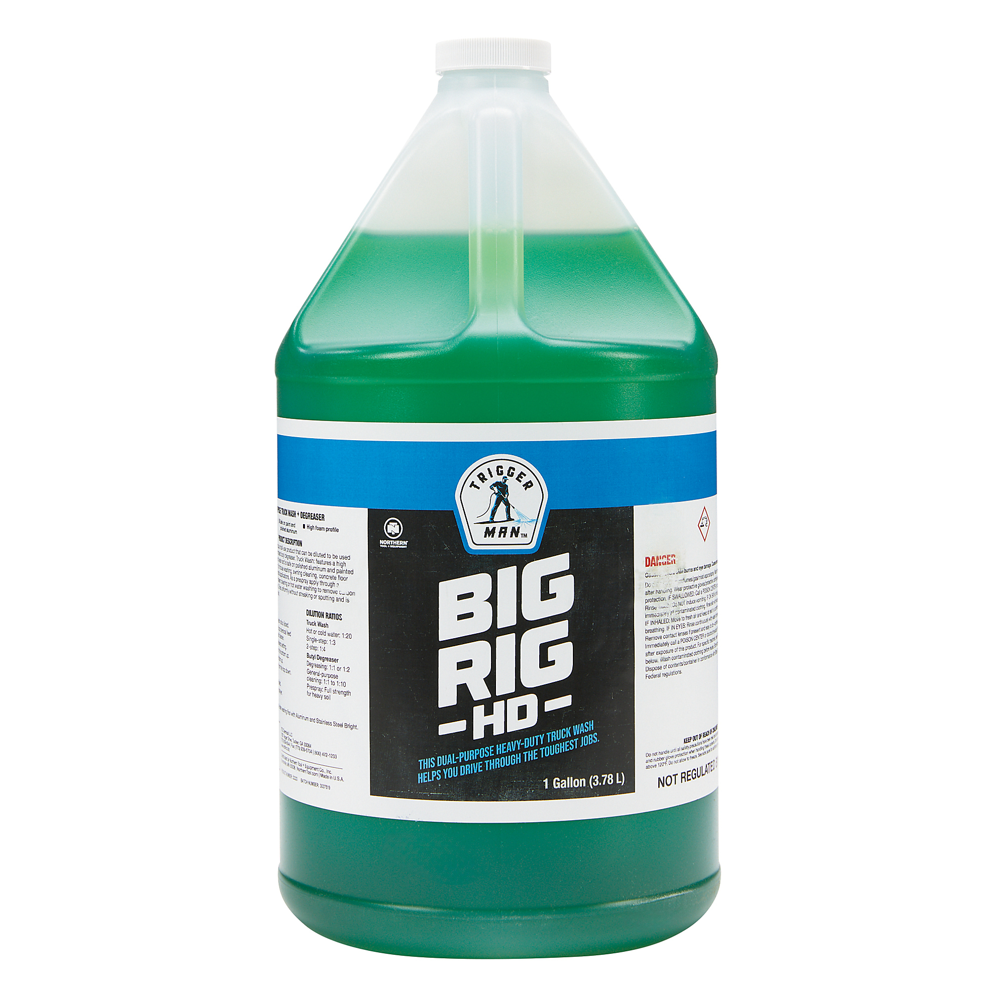 Trigger Man Big Rig HD, Pressure Washer Chemical, 1 Gallon