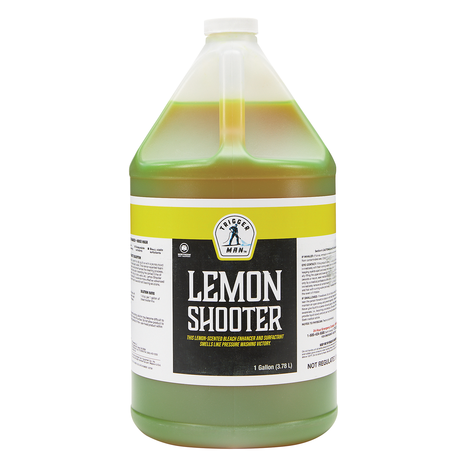 Trigger Man Lemon Shooter, Pressure Washer Chemical, 1 Gallon