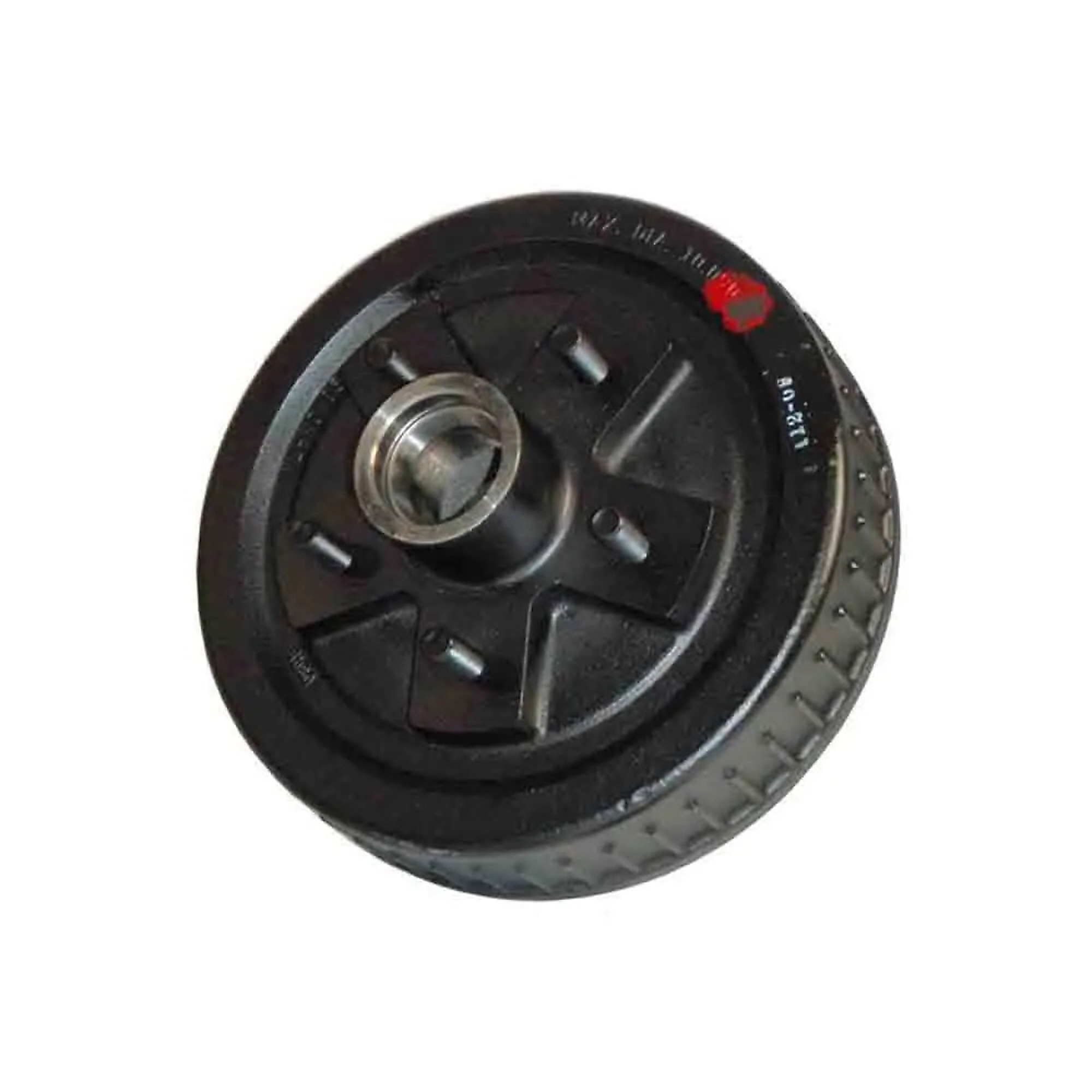 TRP, 10 Inch Hub And Drum, 5-Bolt on 5 inch  Circle, Works with 1-3/8 to 1-1/16 Tapered Spindle for 3500 lb Axles, Model# HD-1000-03