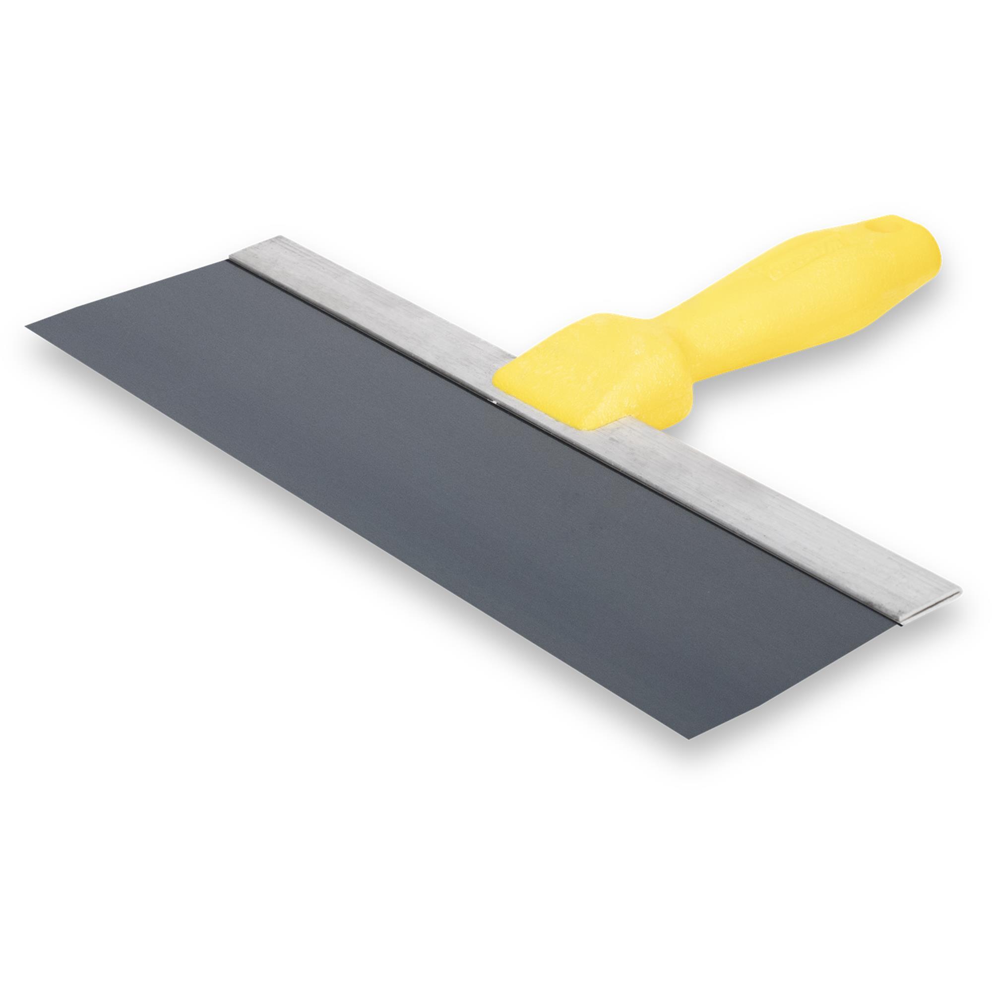 Wal-Board Taping Knife — 14in. Blue Steel Blade, Textured Handle, Model# 021-024