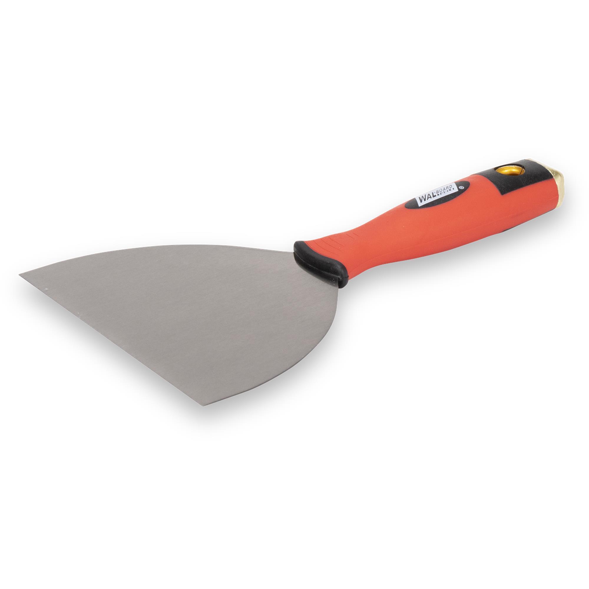 Wal-Board Hammer-End Knife — 6in., Soft Grip Handle, Carbon Steel, Model# 022-036