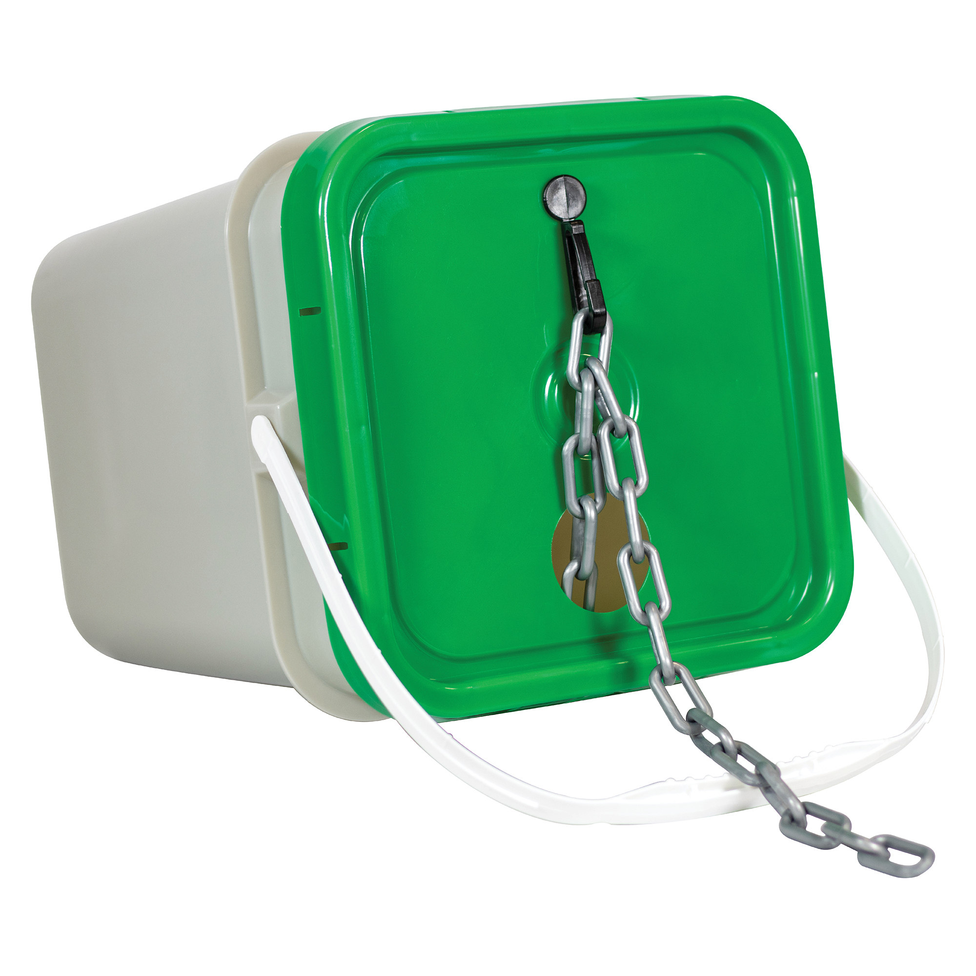Mr. Chain Plastic Safety Chain — 1.5in. x 300ft., Silver, High-Density Polyethylene, UV Resistant, Model# 30008-P