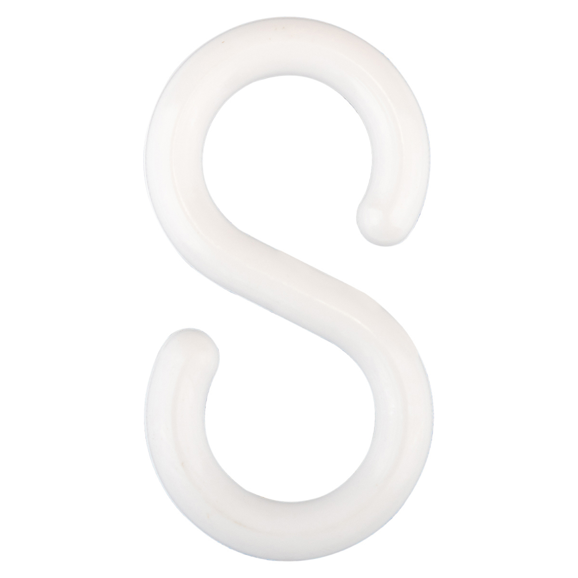 Mr. Chain S-Hooks — 2in., White, 10-Pack, UV-Resistant, Model# 50301-10