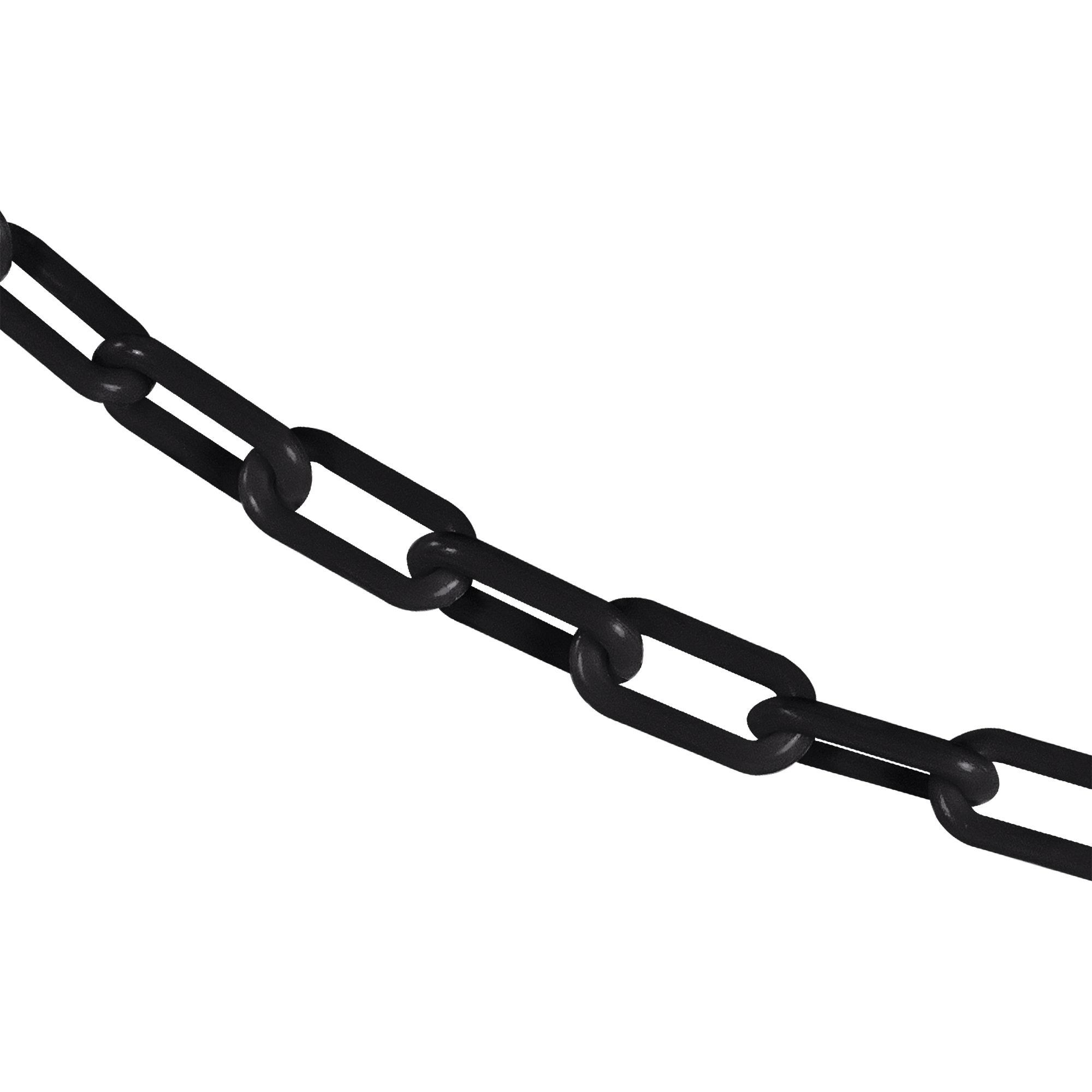 Mr. Chain Plastic Safety Chain — 1.5in. x 500ft., High-Density Polyethylene, Black, Model# 30003-500