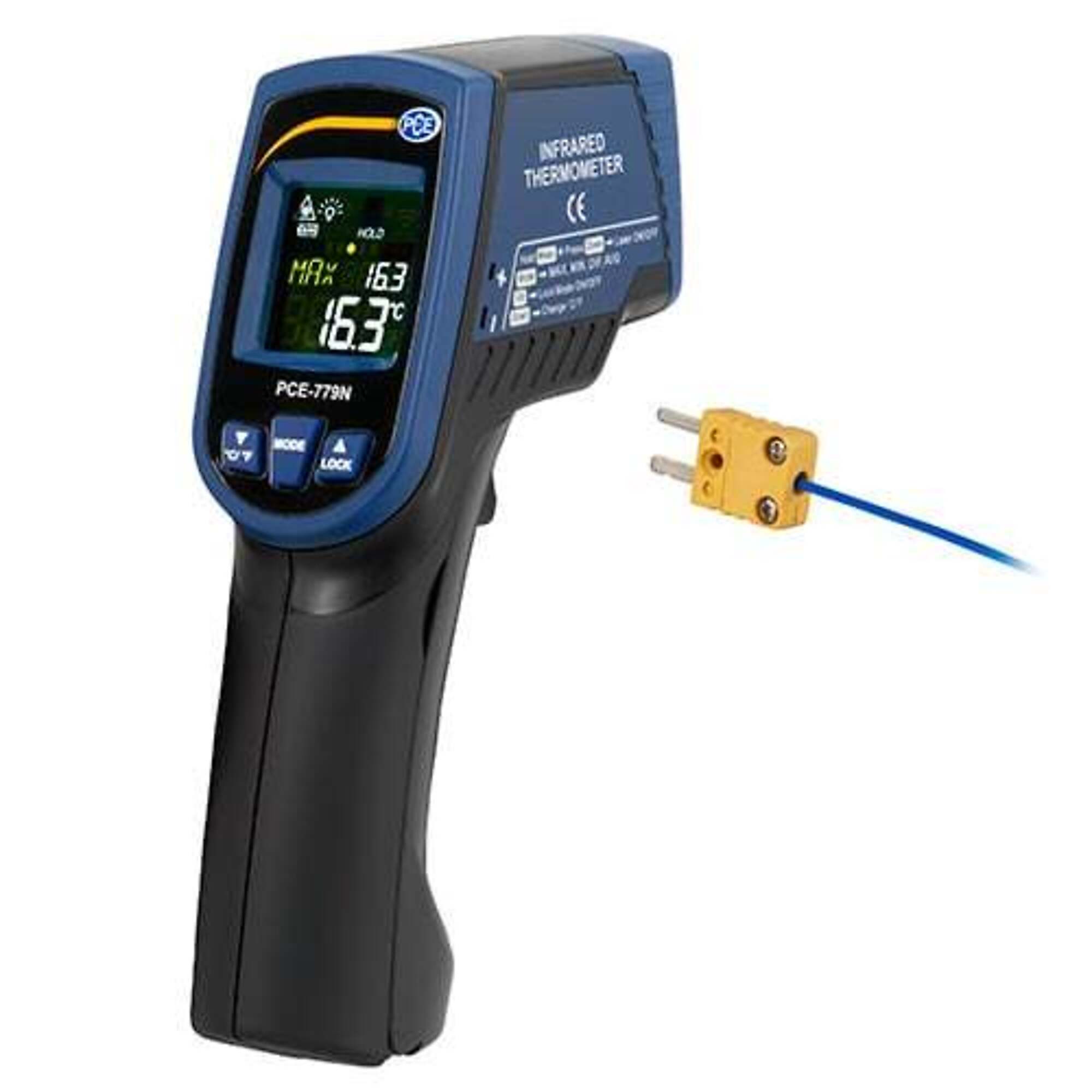 PCE Infrared Thermometer — Non-Contact, Model# PCE-779N