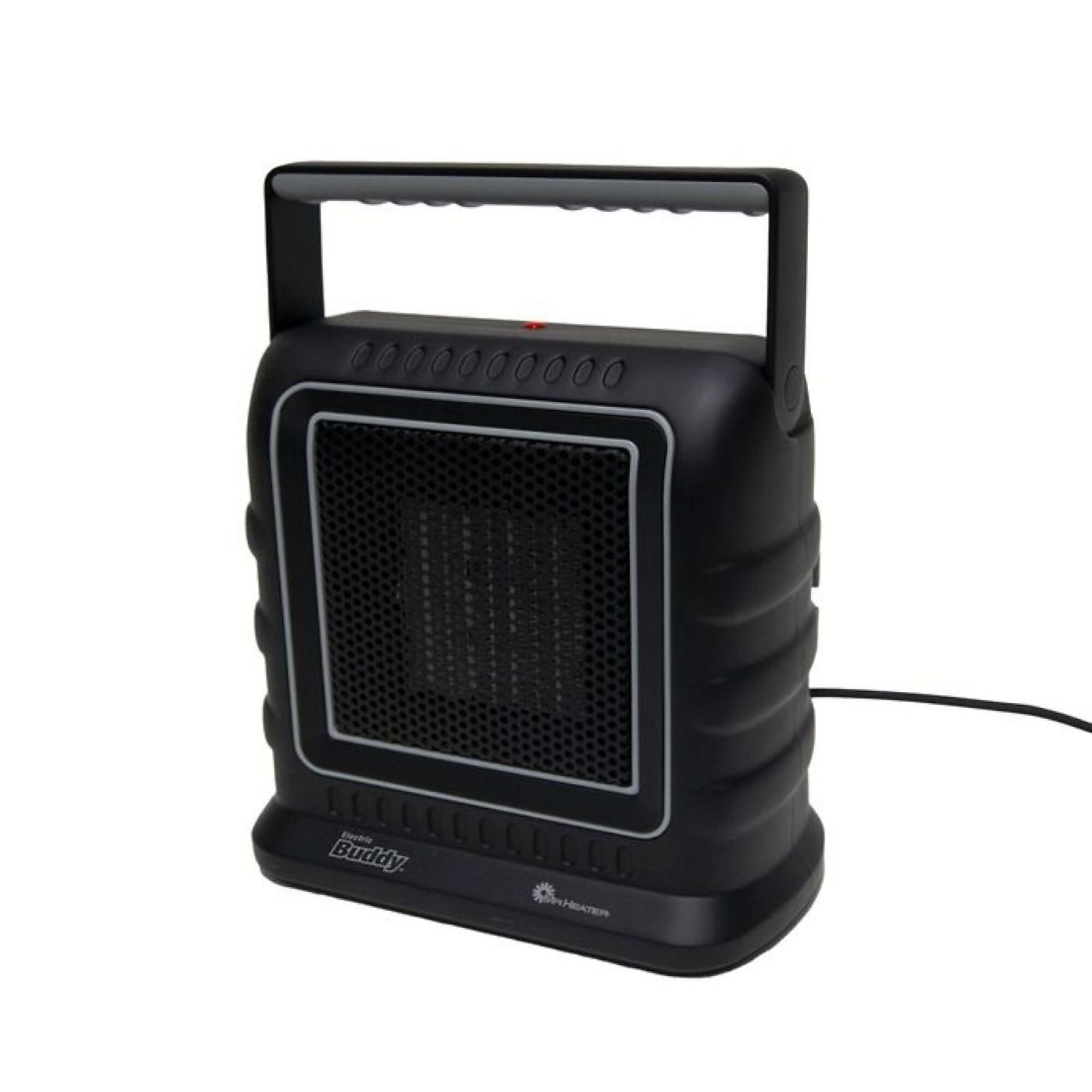 Mr. Heater Portable Electric Buddy — 1500W, 120V, Heats Up to 170 Sq. Ft., Adjustable Thermostat, Ceramic Heating Element, Tip-Over Safety Switch, Model# MHBE150FAT