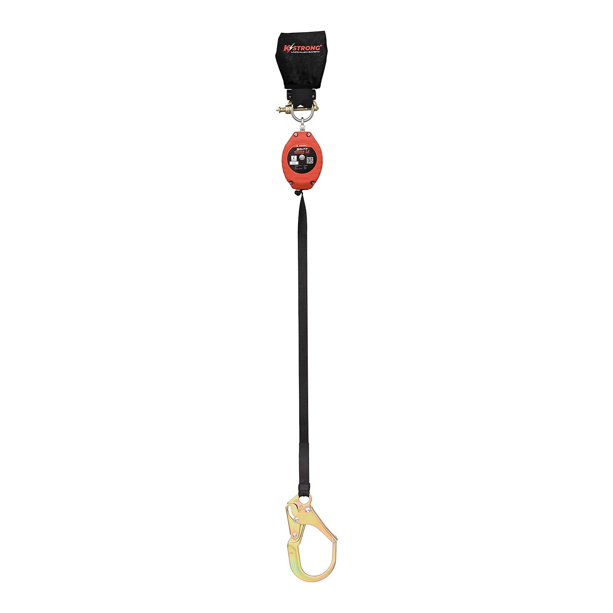 KStrong Brute Backer LE Web SRL — 8.5ft., Steel Rebar Hook, Dorsal Connector, Shock Pack Assembly, ANSI, Model# UFS354006L
