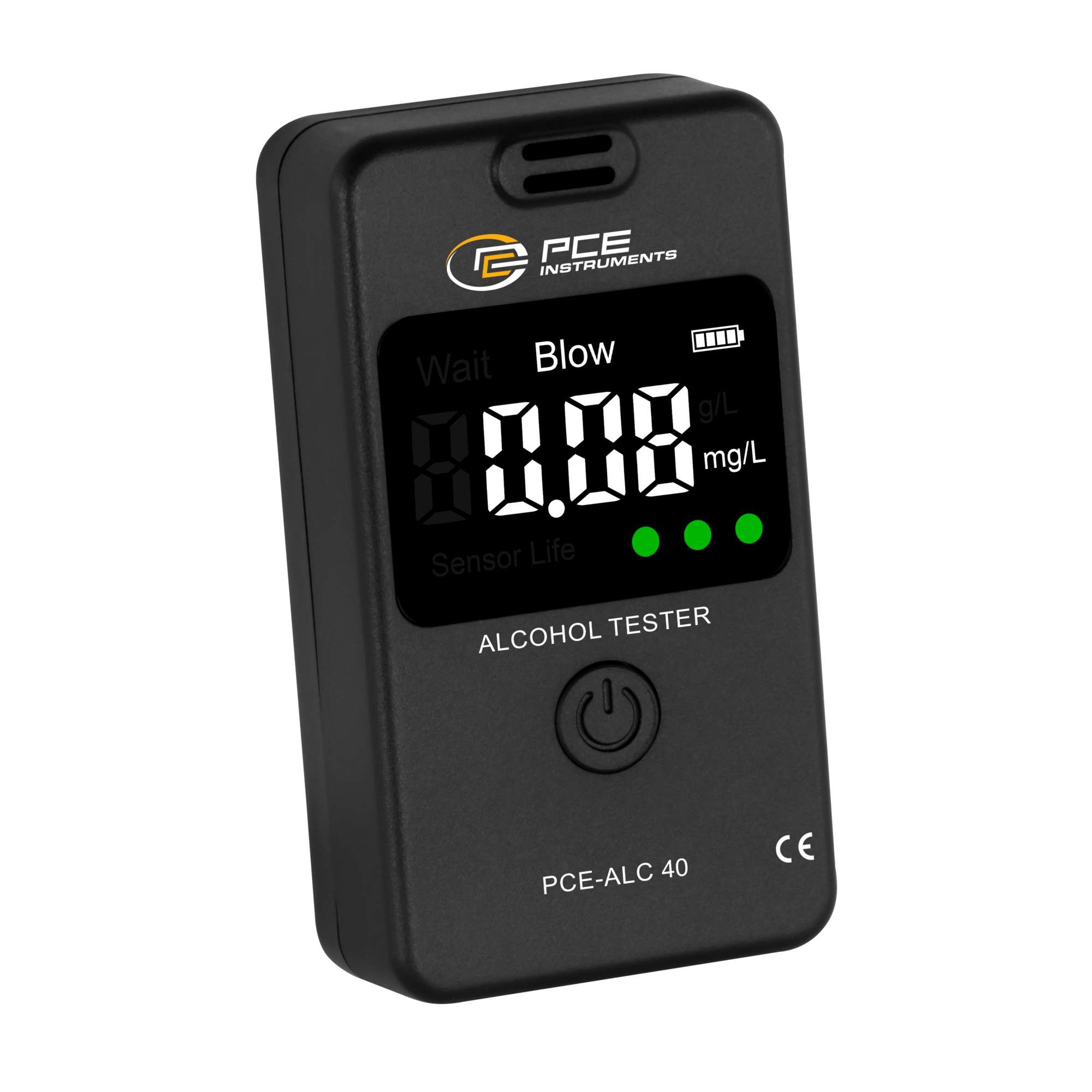 PCE Alcohol Tester — Compact, Easy to Use, 0–1 g/l Measuring Range, Model# PCE-ALC 40