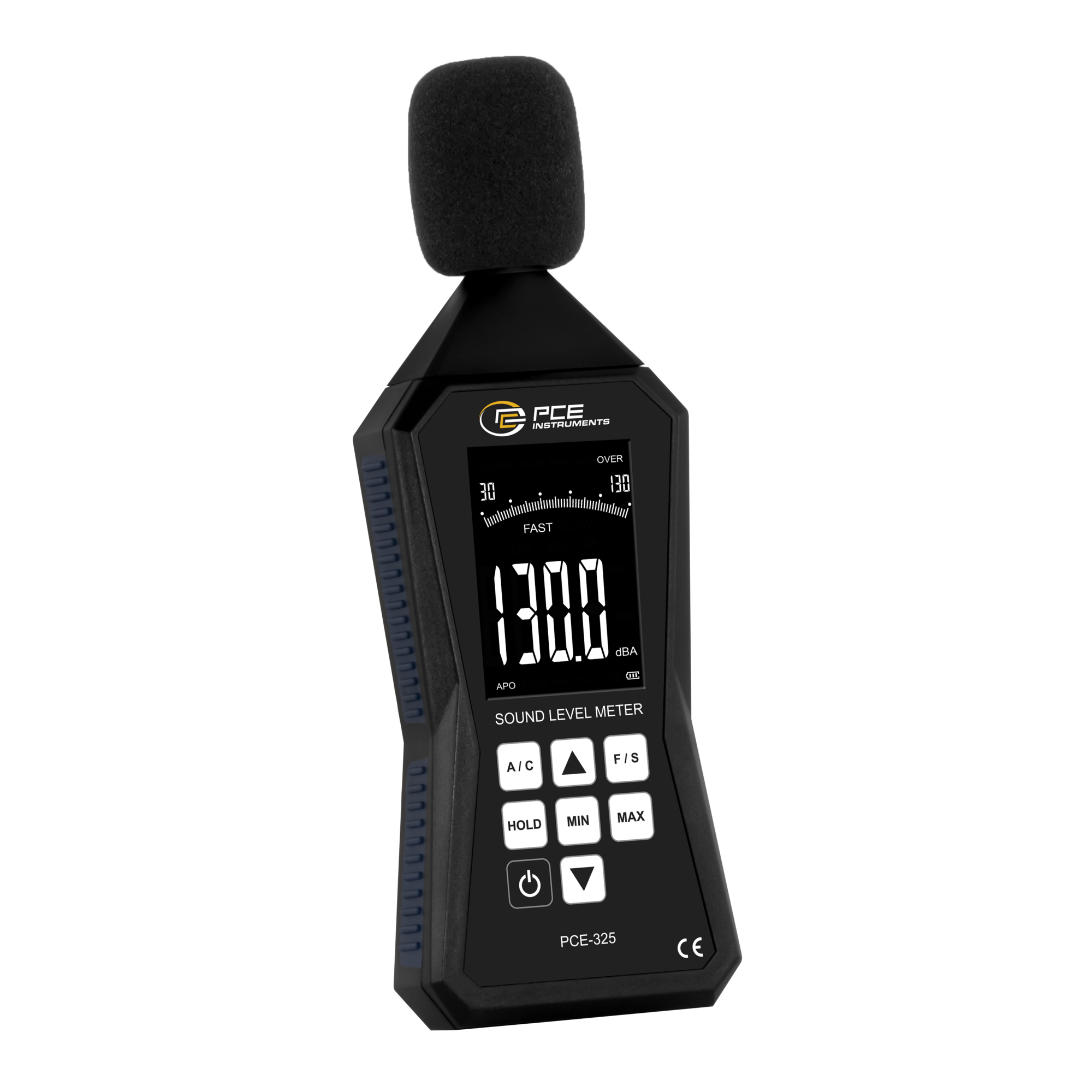 PCE Sound Level Meter — 30dB to 130dB, Manual and Automatic Measuring Ranges, Model# PCE-325