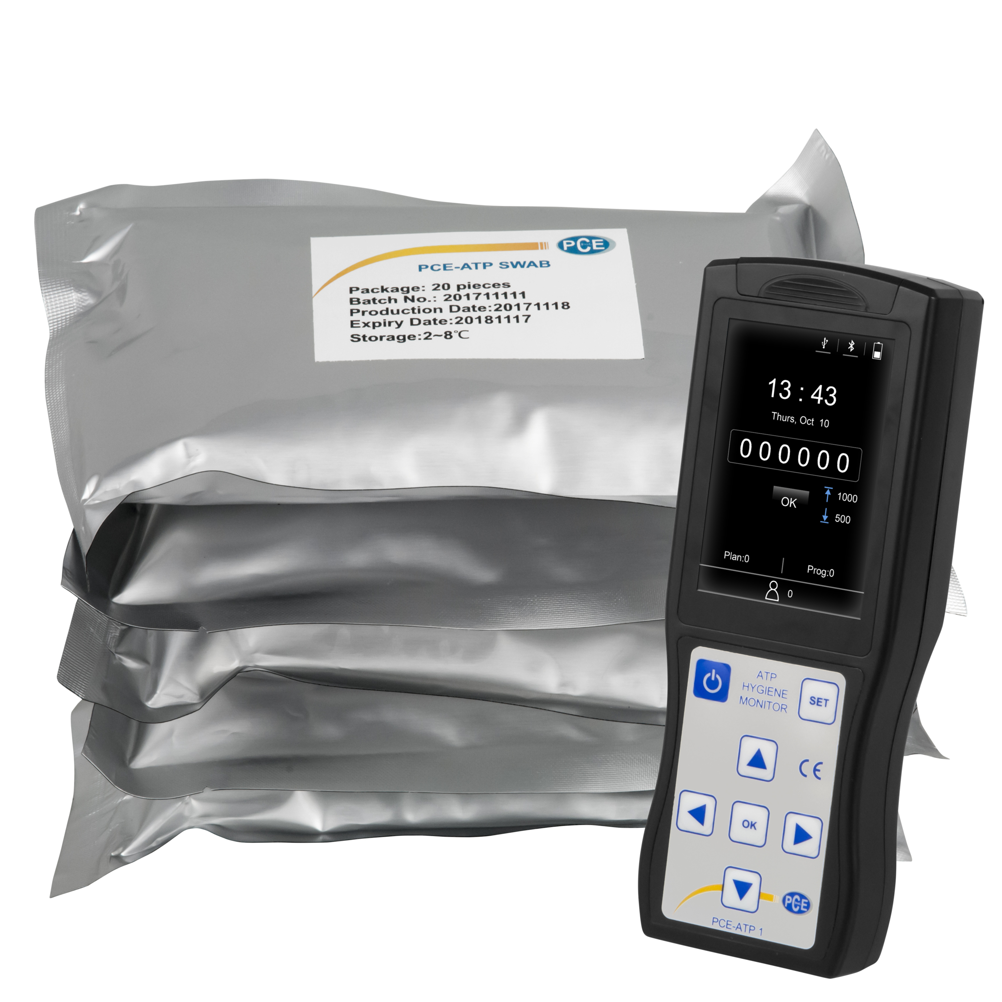 PCE ATP Tester Kit — Large LCD Display, 10-Second Results, Model# PCE ...