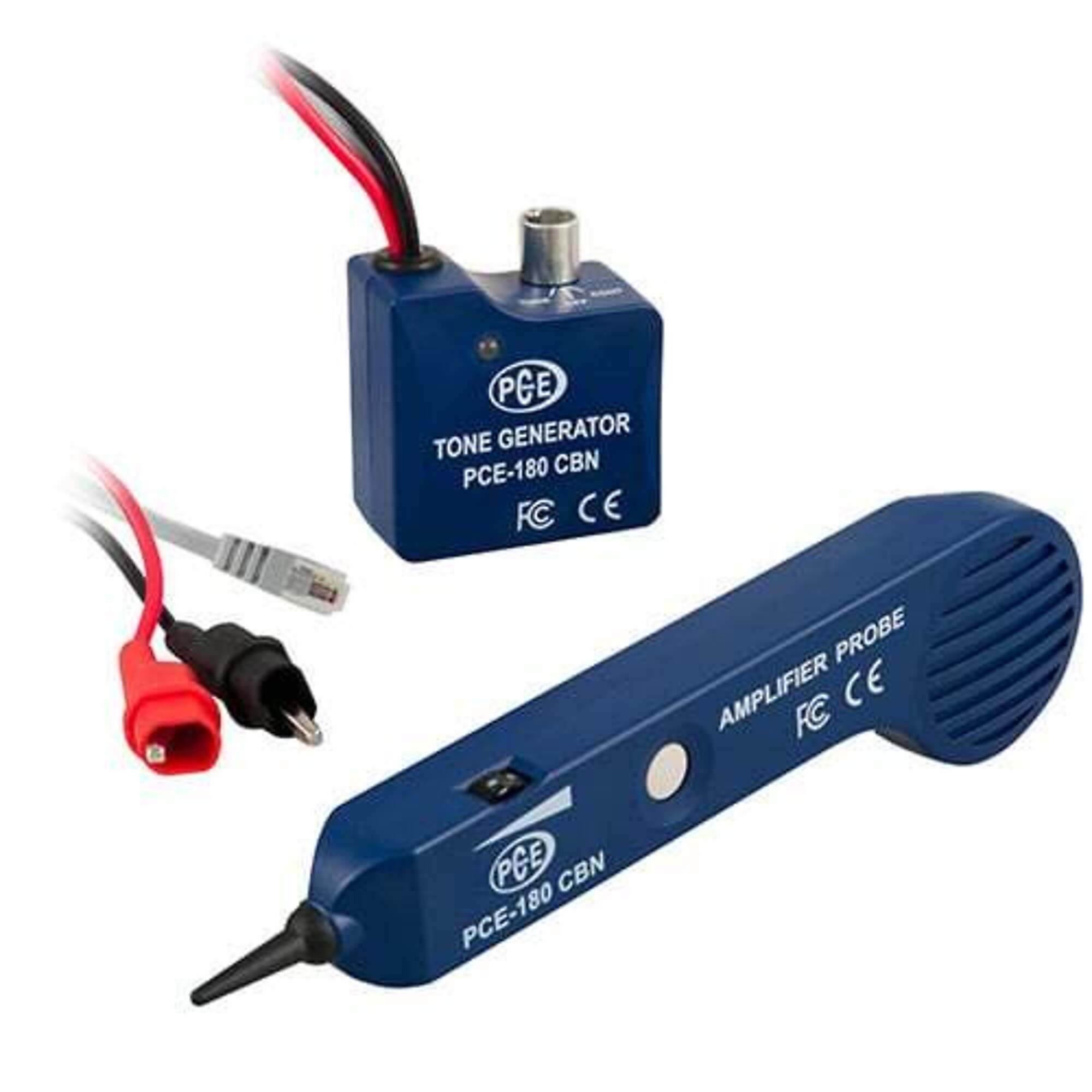 PCE Lan Tester — Handheld, Battery-Powered, Wire Tracer, Model# PCE-180 CBN
