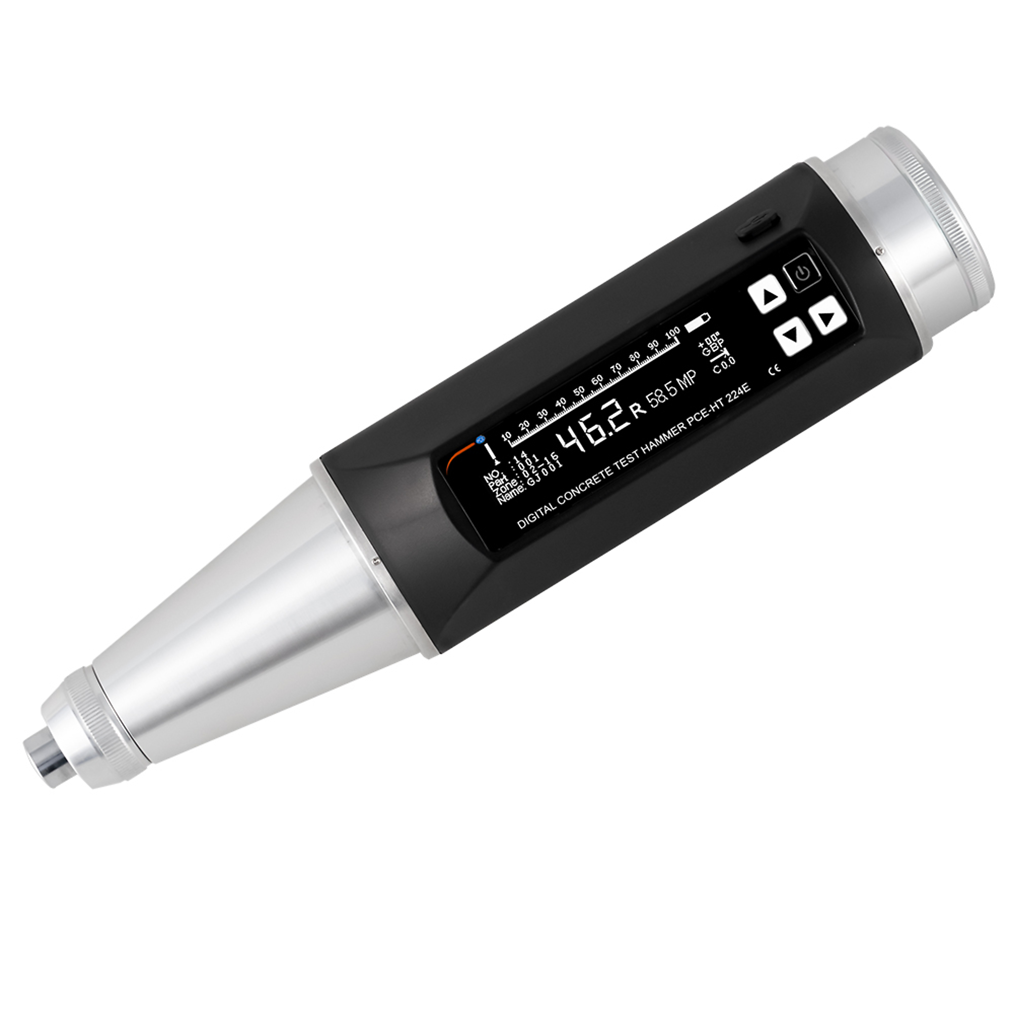 PCE Digital Concrete Hardness Tester — Measures Strength Using Schmidt Principle, Model# PCE-HT 224E