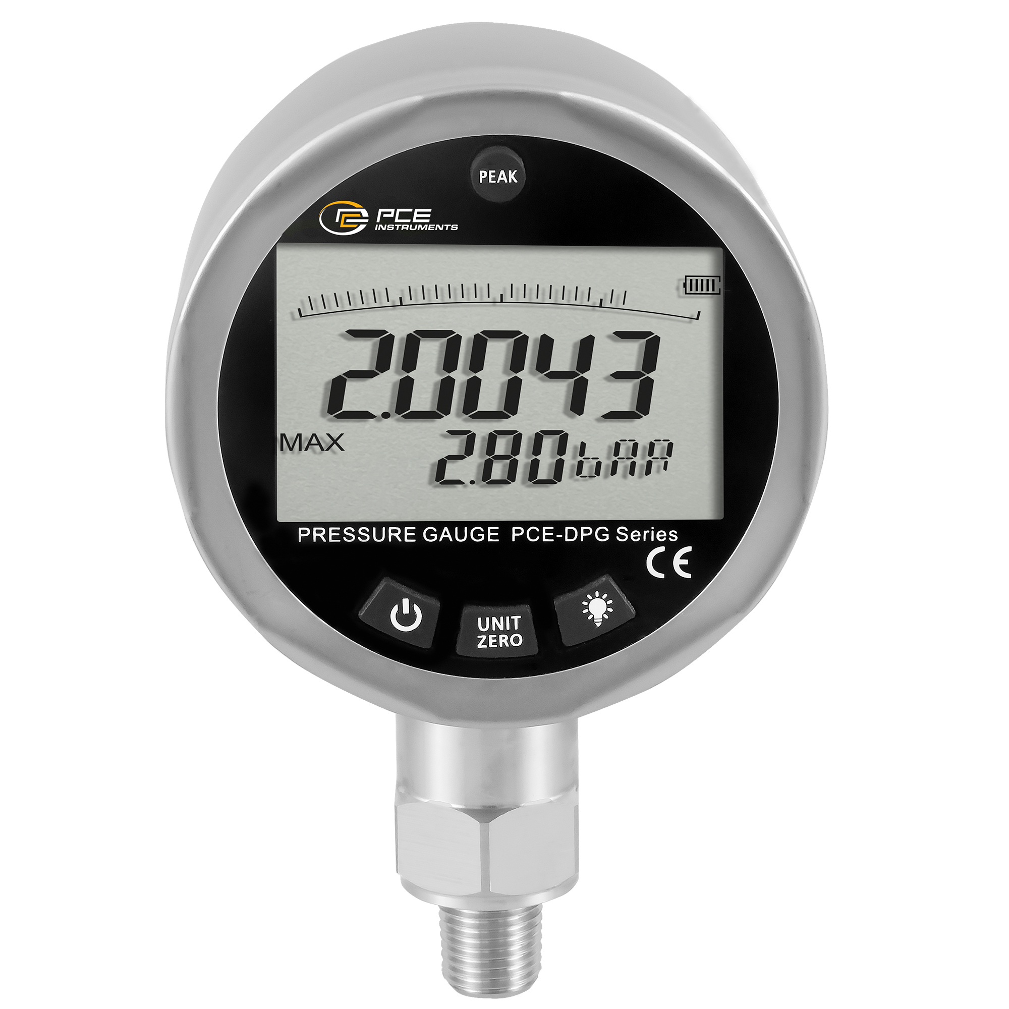 PCE Digital Pressure Meter — High Accuracy, Air and Water Pressure ...